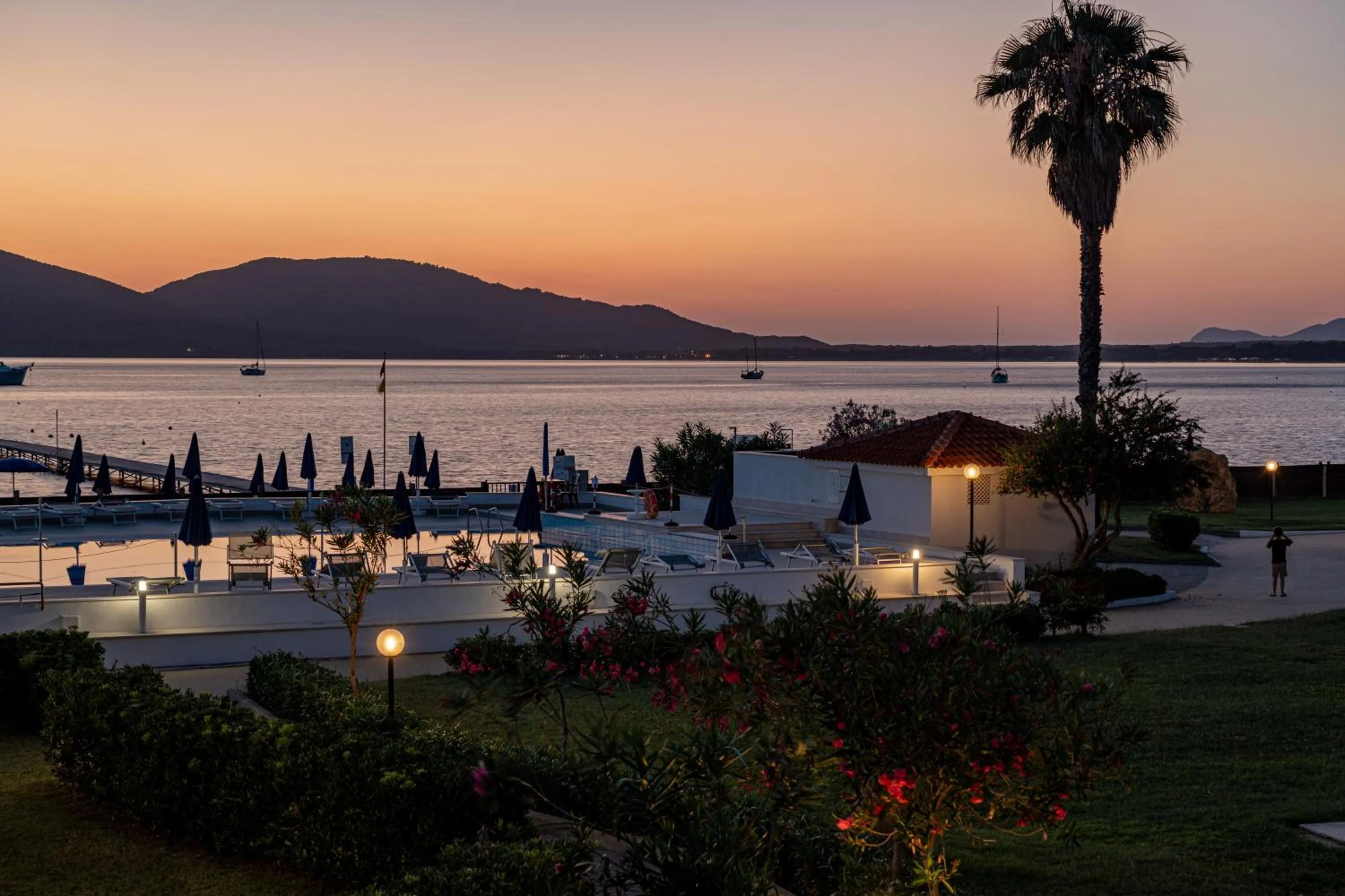 Sunset in Hotel Portoconte