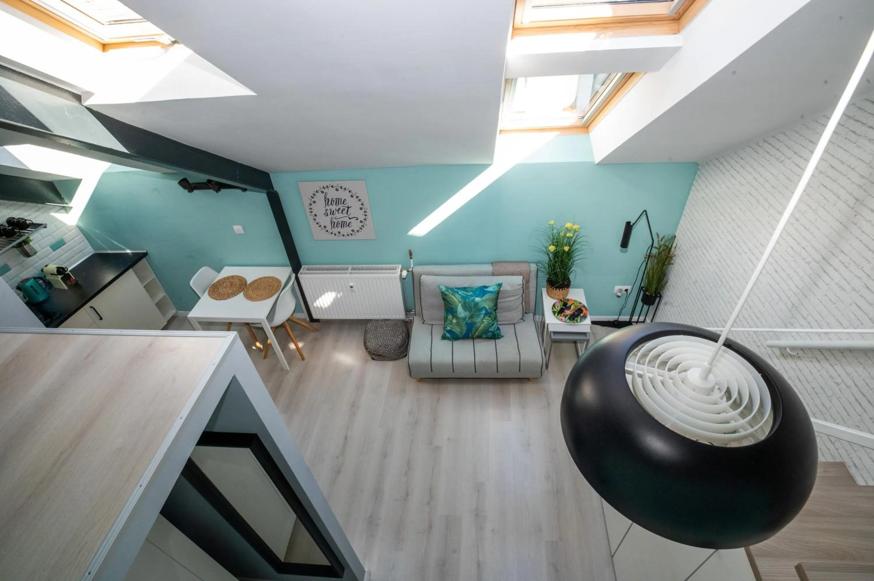 Kitchen or kitchenette in Palms Apartments Budapest