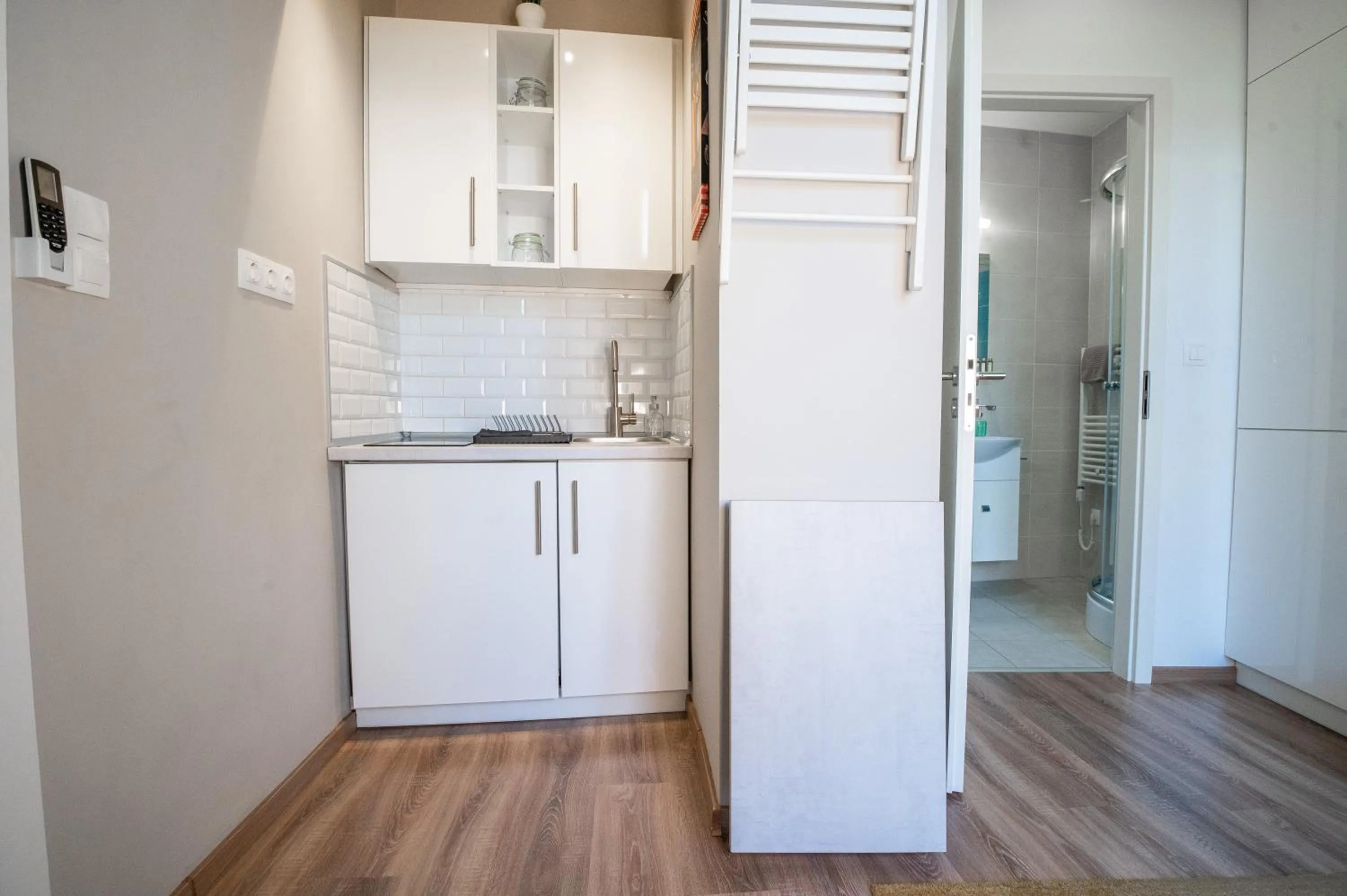Kitchen or kitchenette in Palms Apartments Budapest