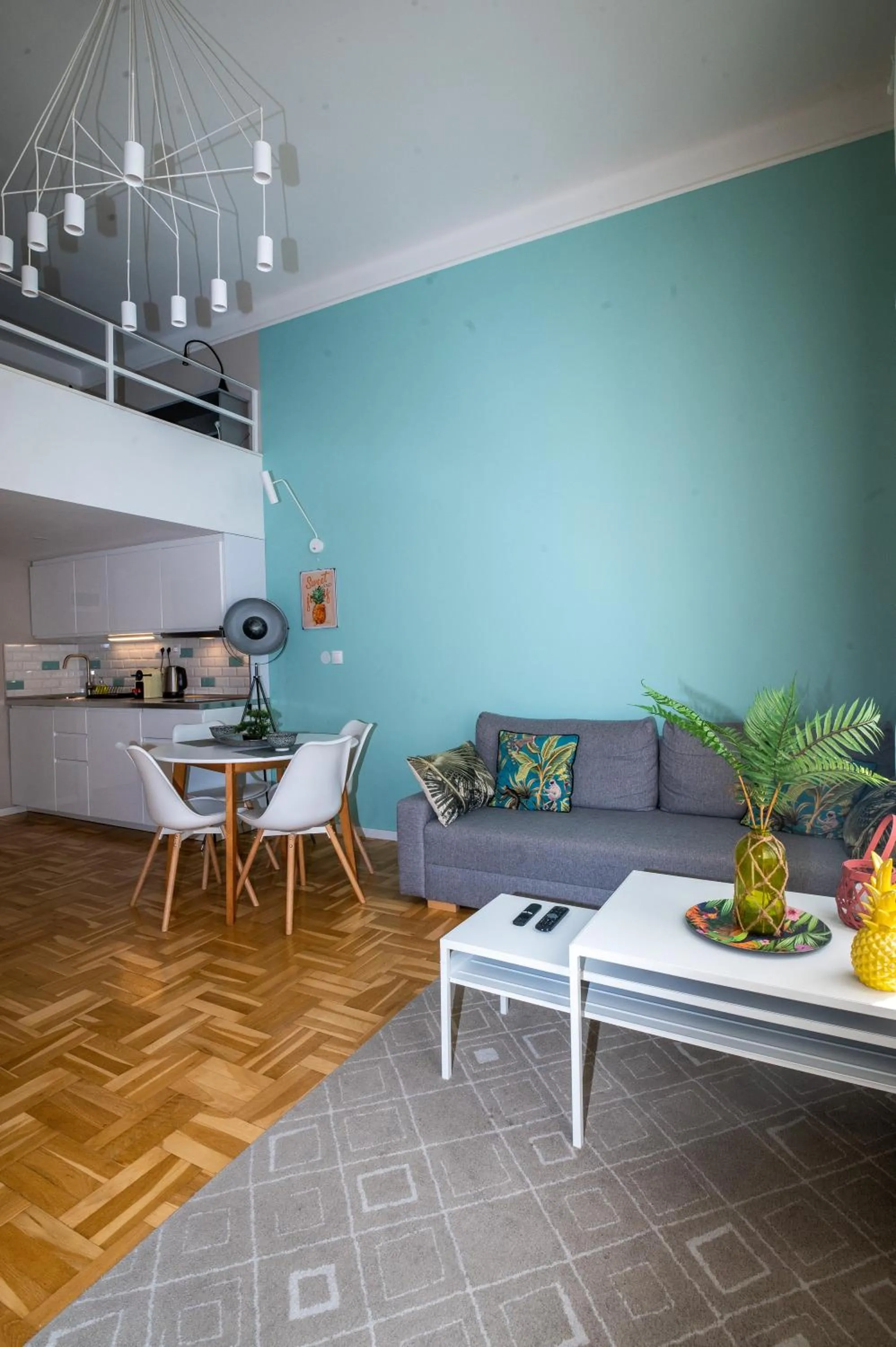 Living room in Palms Apartments Budapest