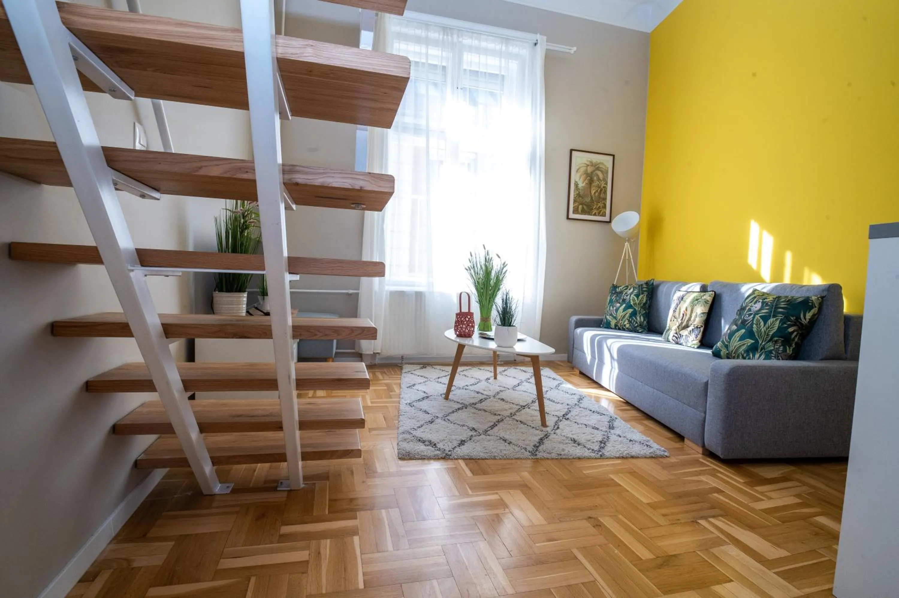 Living room in Palms Apartments Budapest