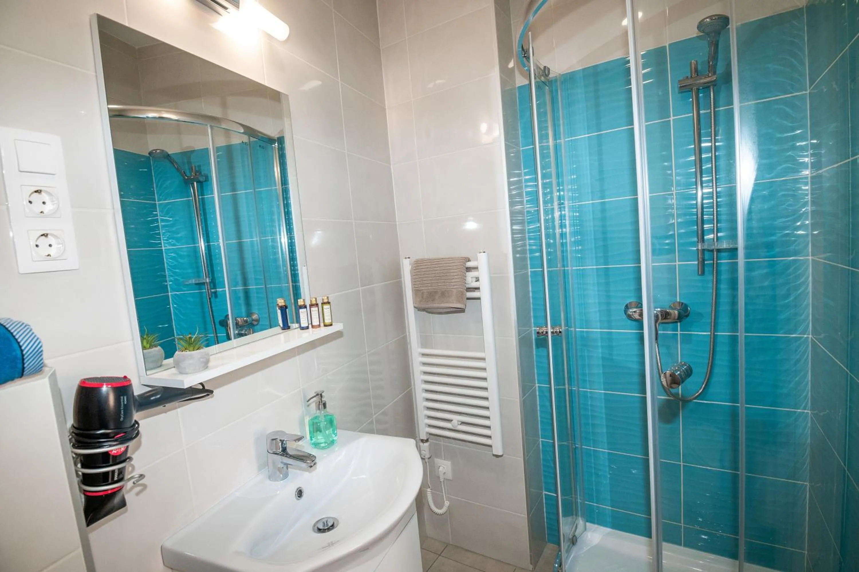 Bathroom in Palms Apartments Budapest