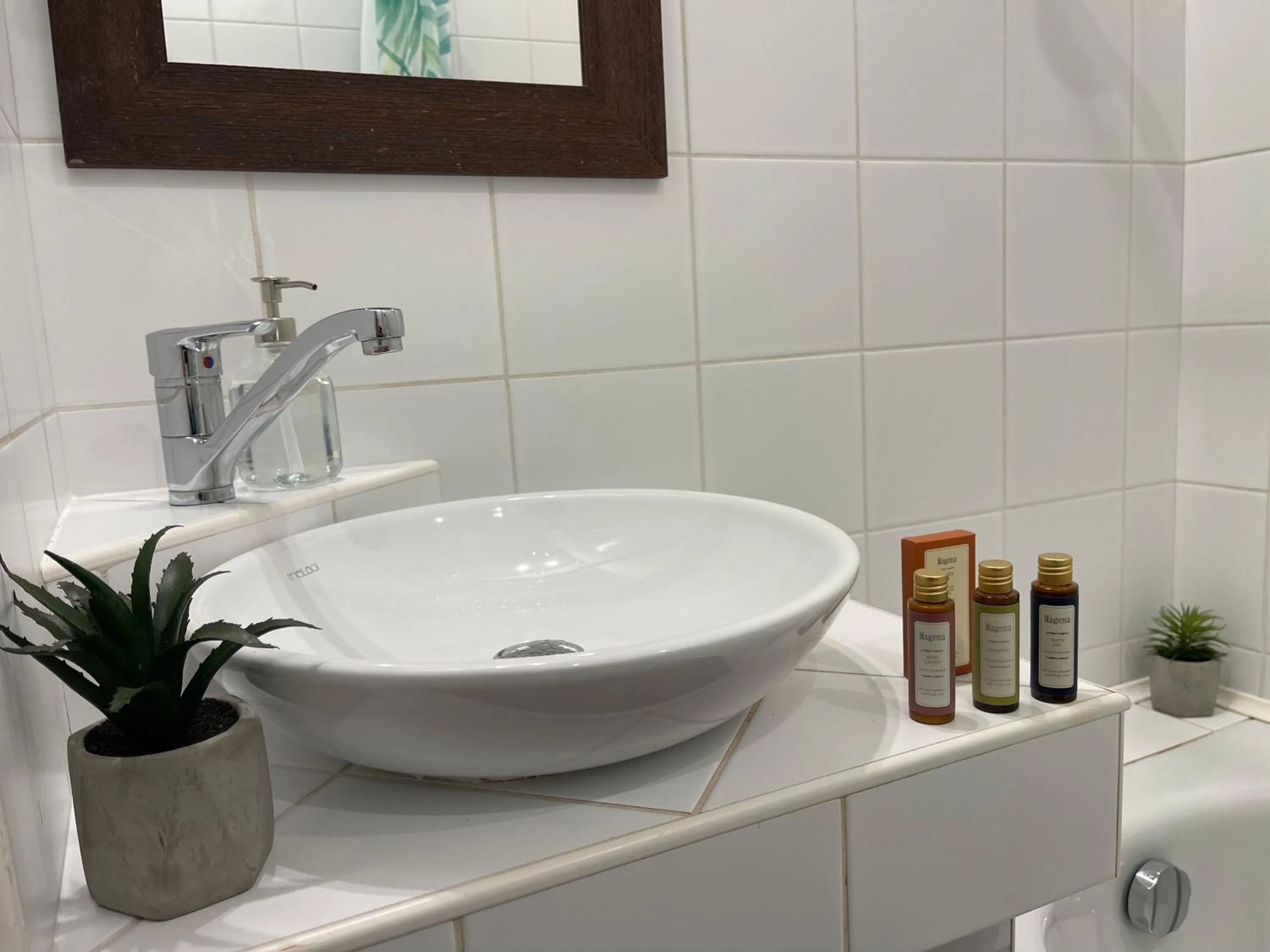 Bathroom in Palms Apartments Budapest