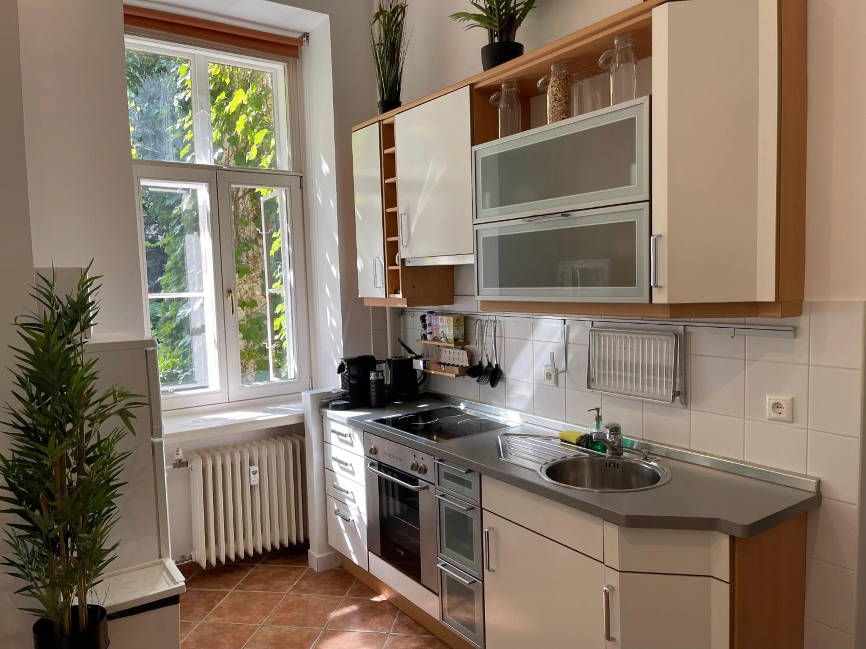Kitchen or kitchenette in Palms Apartments Budapest