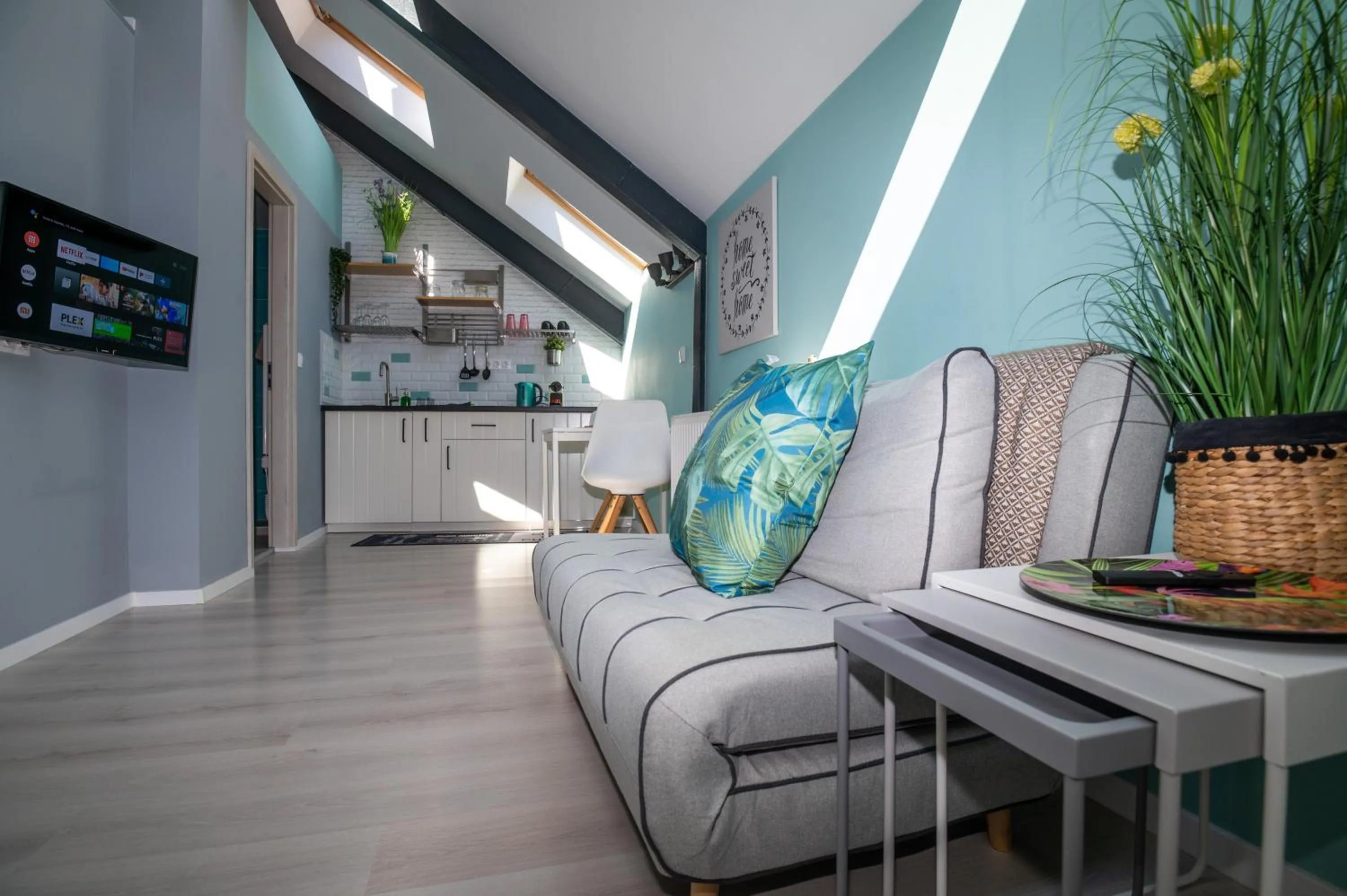 Living room in Palms Apartments Budapest