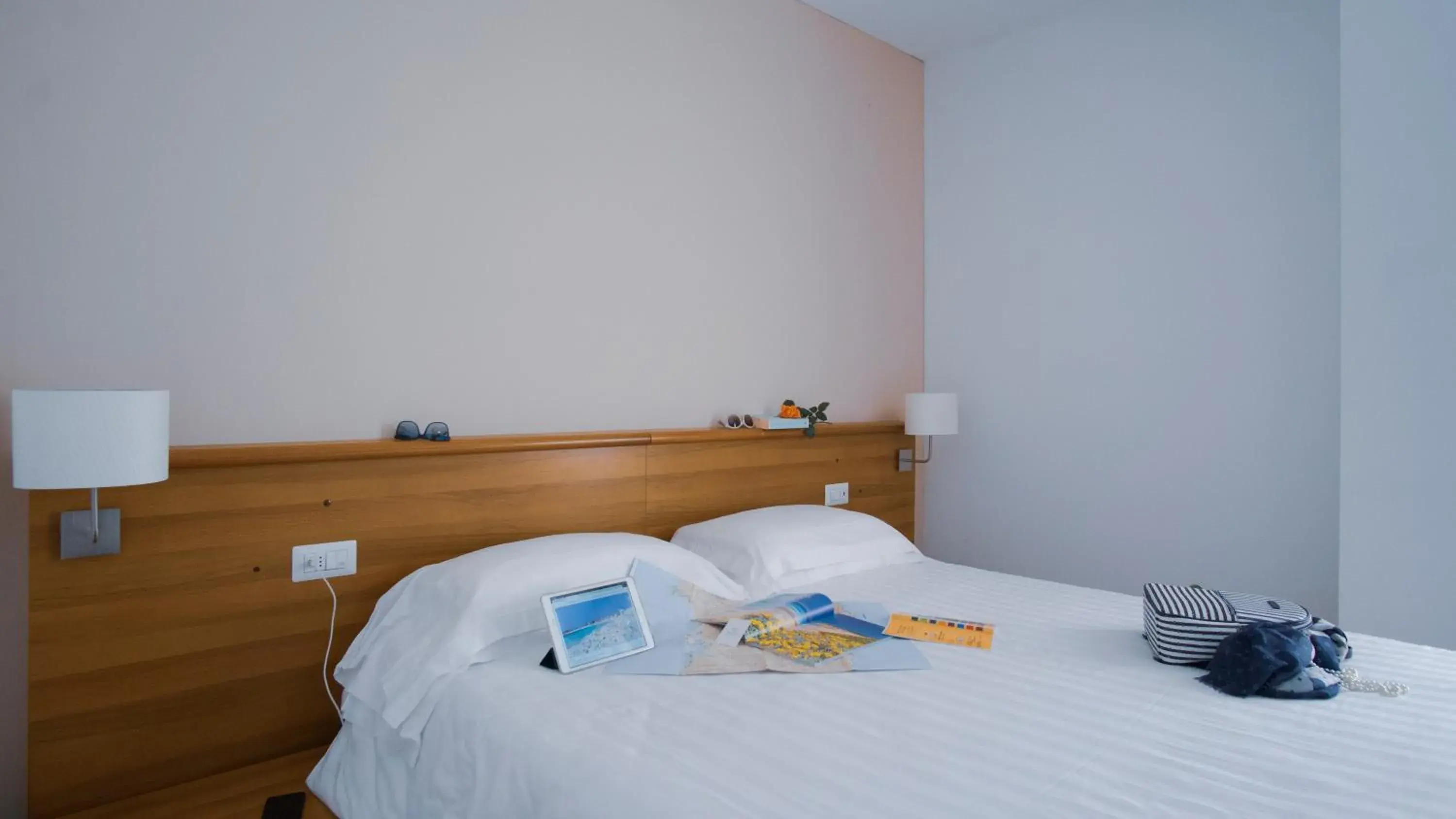 Bed in Mistral2 Hotel Bed in Mistral2 Hotel