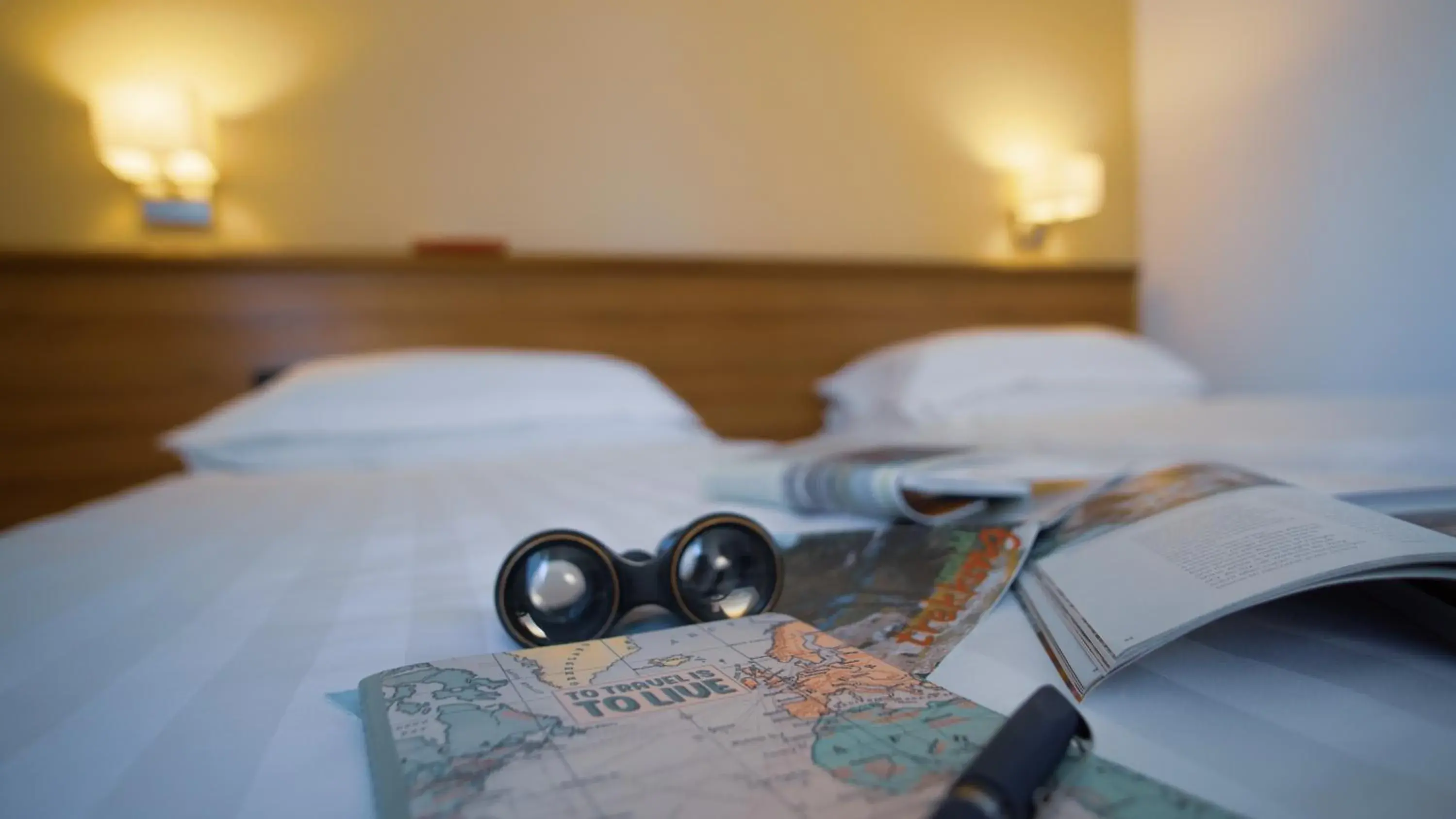 Bed in Mistral2 Hotel Bed in Mistral2 Hotel