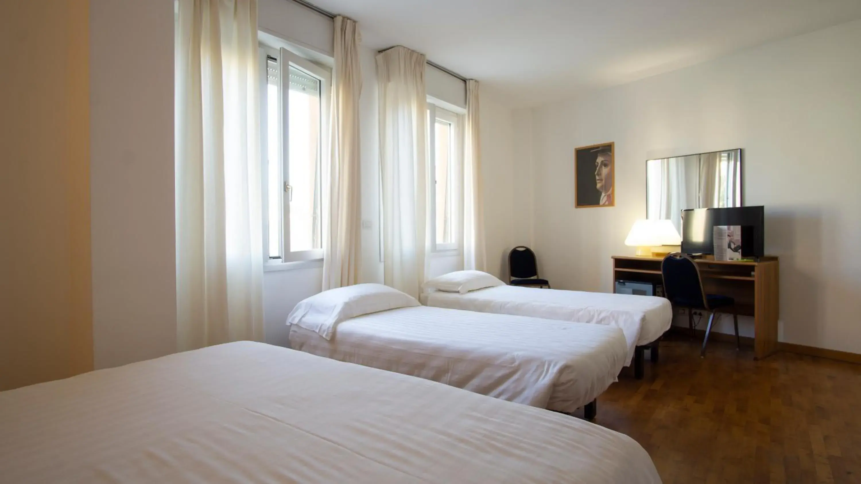 Bed in Mistral2 Hotel Bed in Mistral2 Hotel