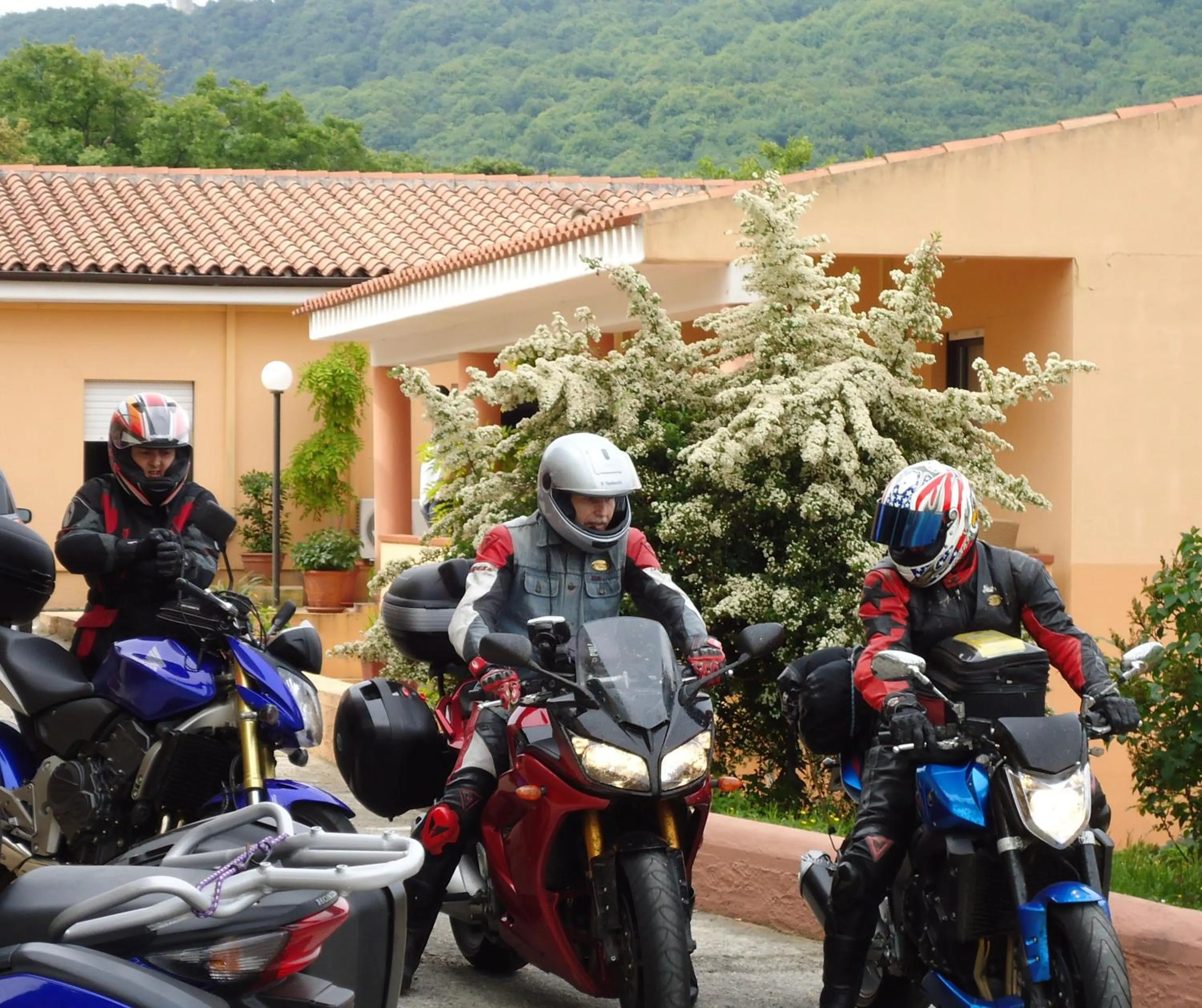 People in Pausania Inn