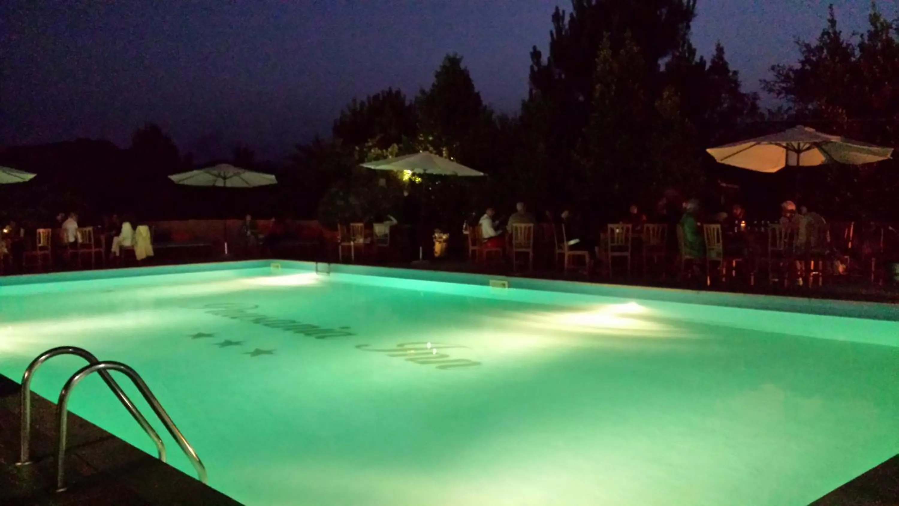 Swimming pool in Pausania Inn