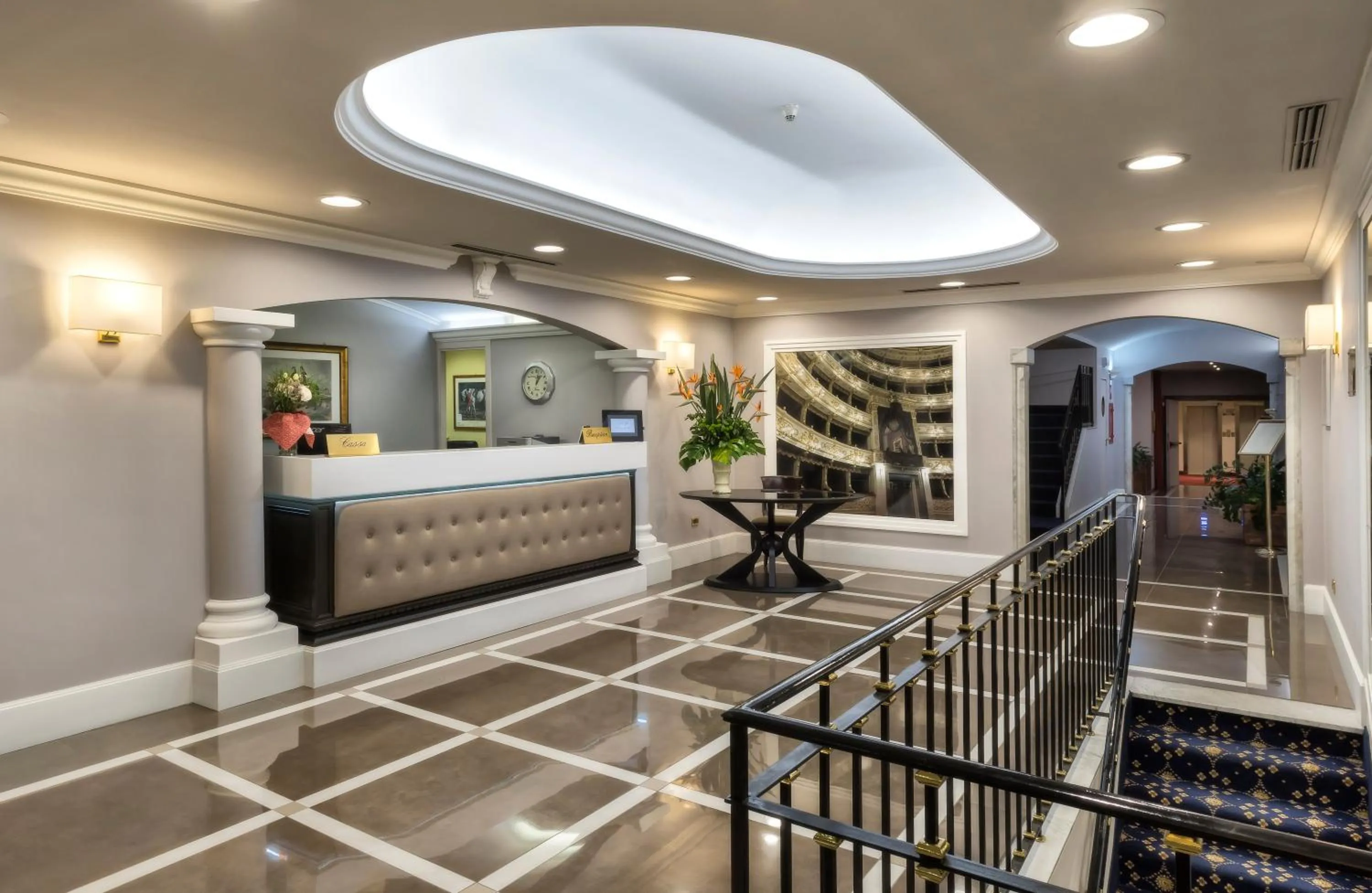 Lobby or reception in Sina Maria Luigia