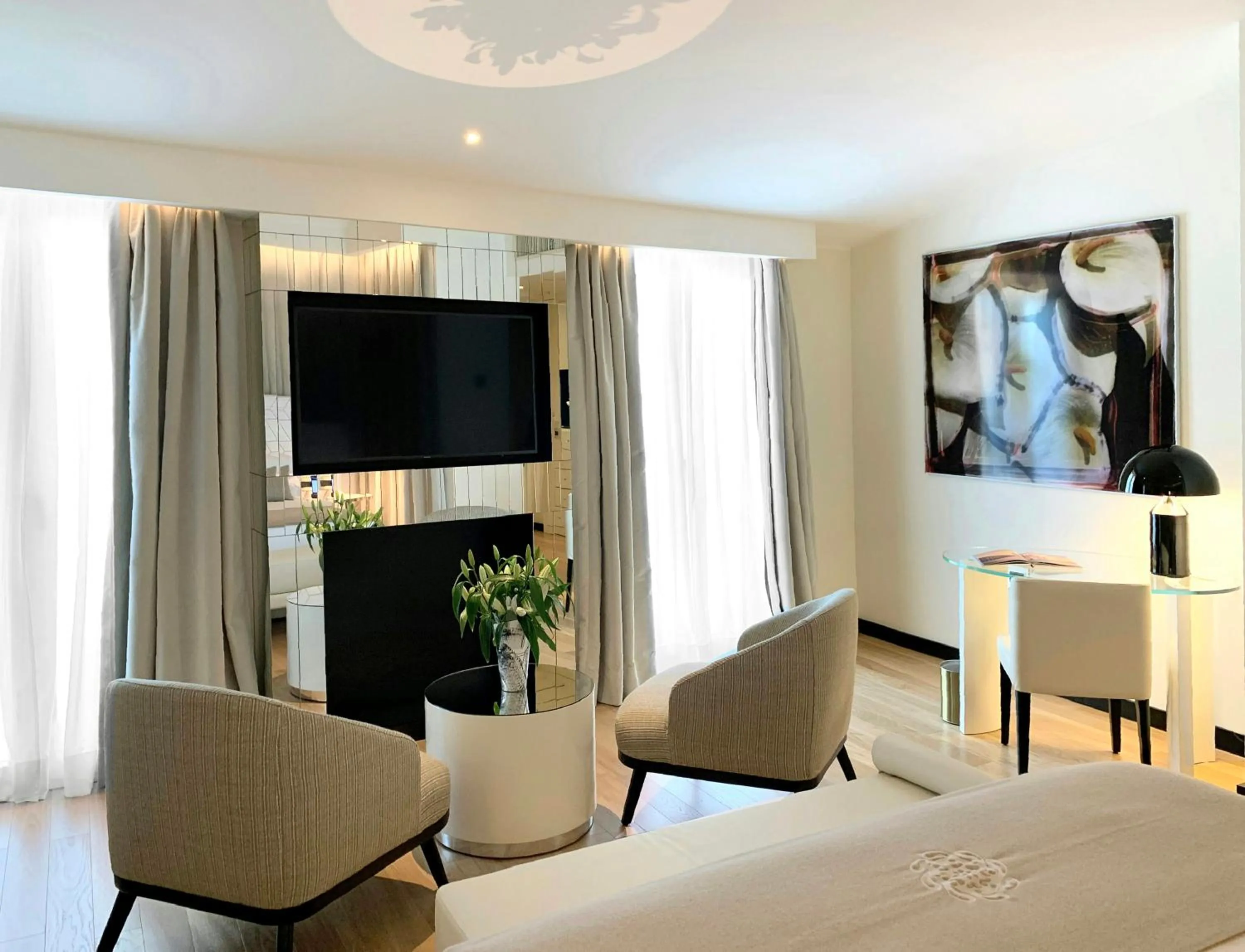 Bedroom, Bed in Rosa Grand Milano - Starhotels Collezione