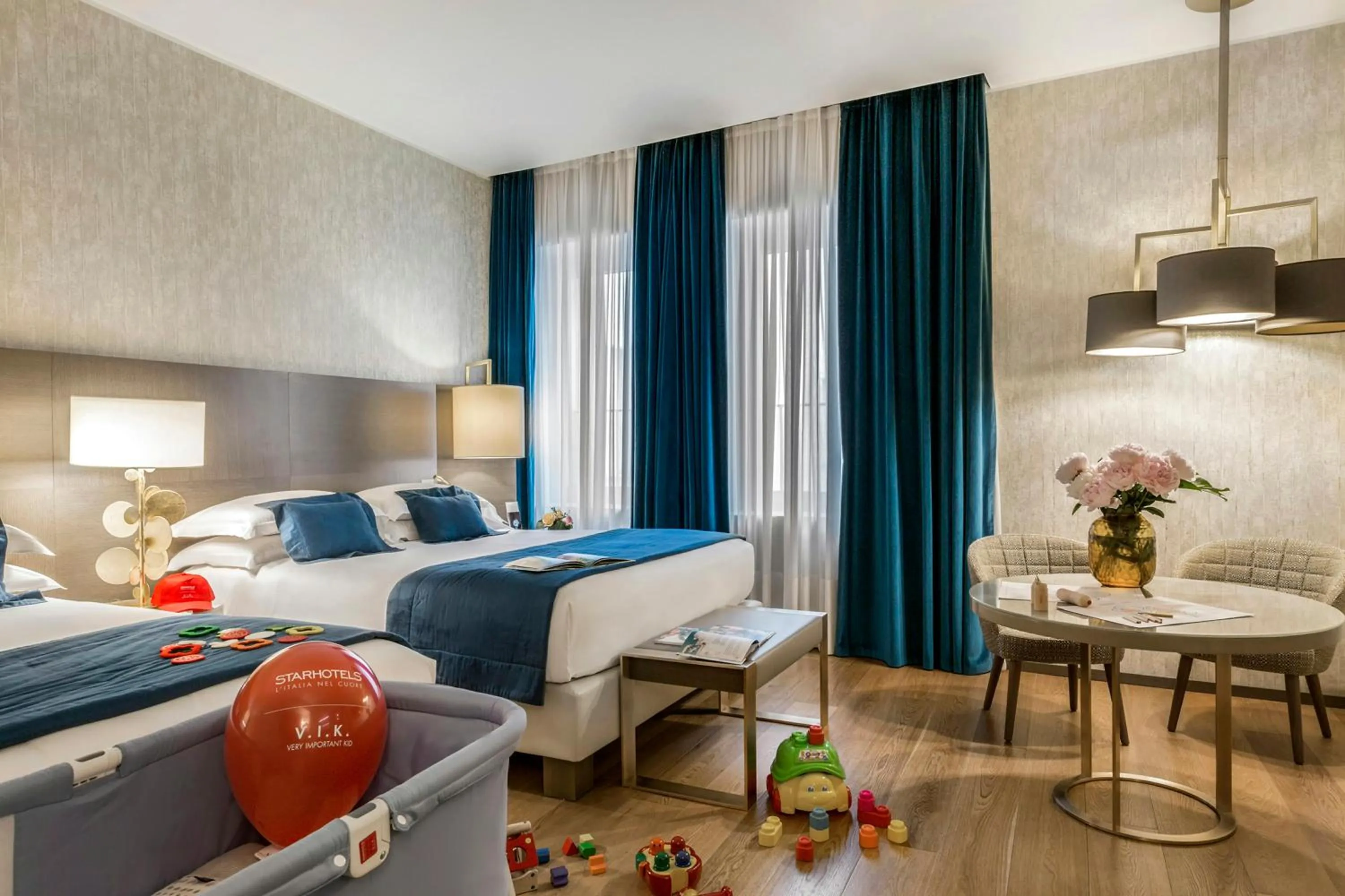 Bedroom, Bed in Rosa Grand Milano - Starhotels Collezione