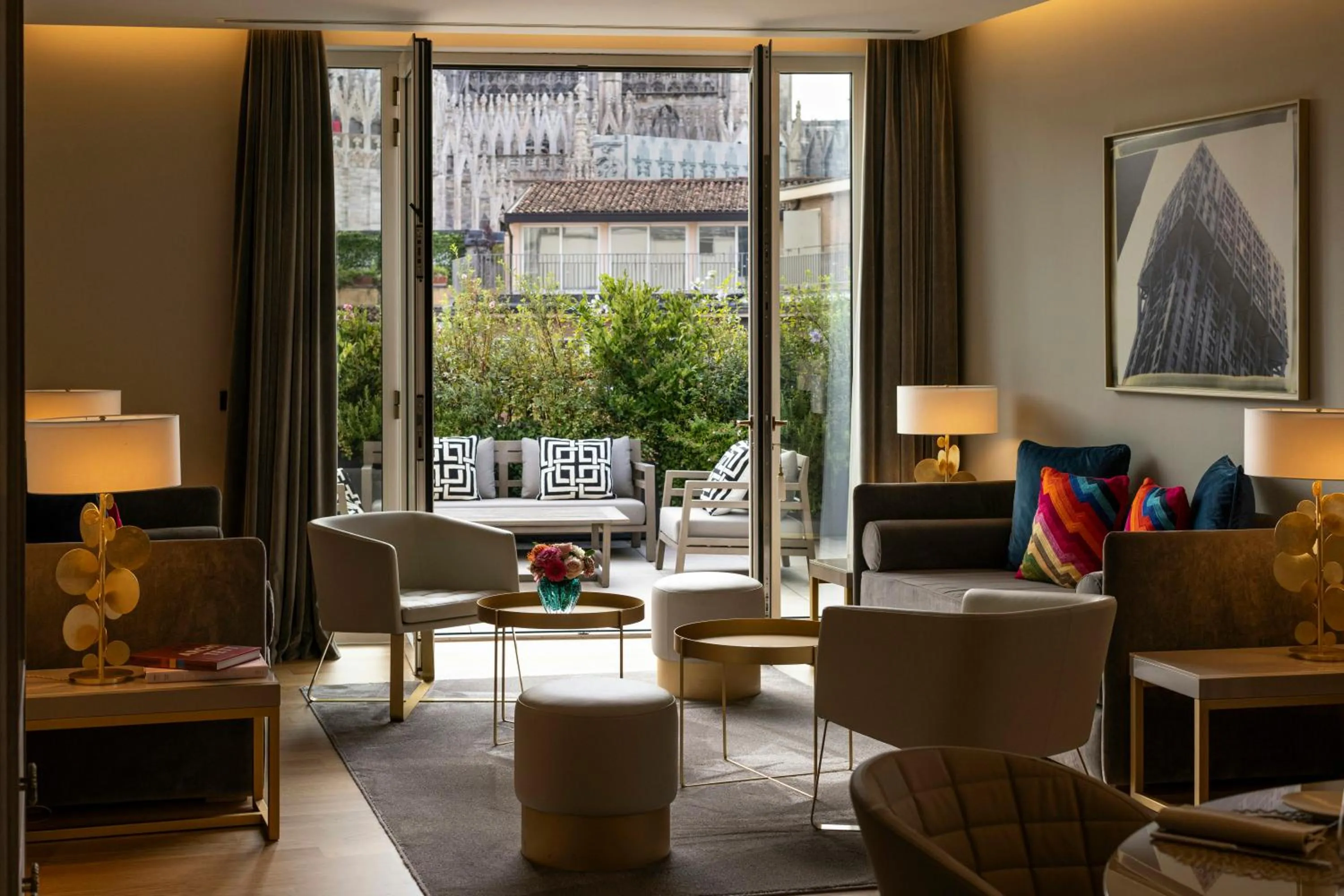 Bedroom in Rosa Grand Milano - Starhotels Collezione