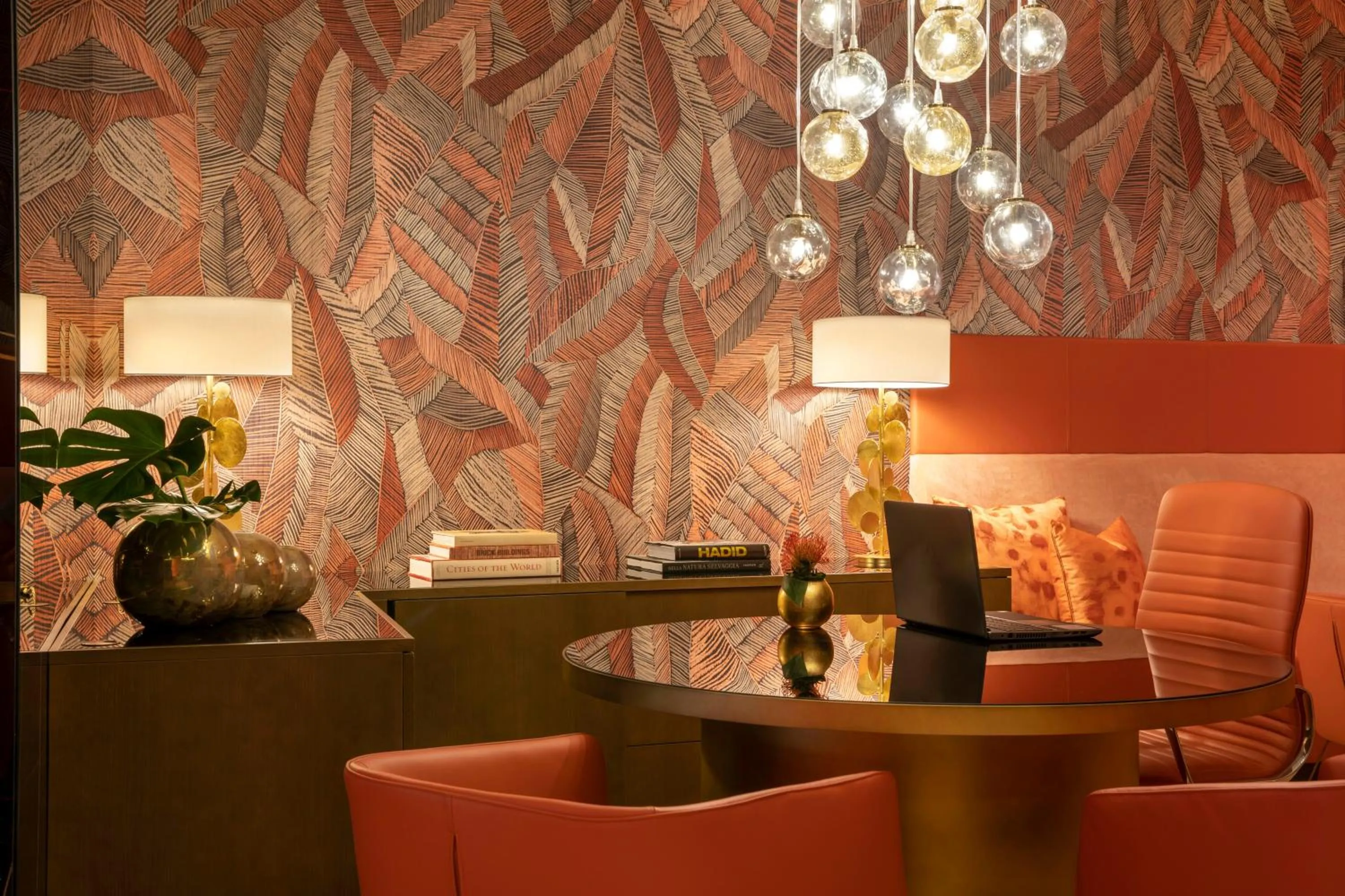 Lounge or bar in Rosa Grand Milano - Starhotels Collezione