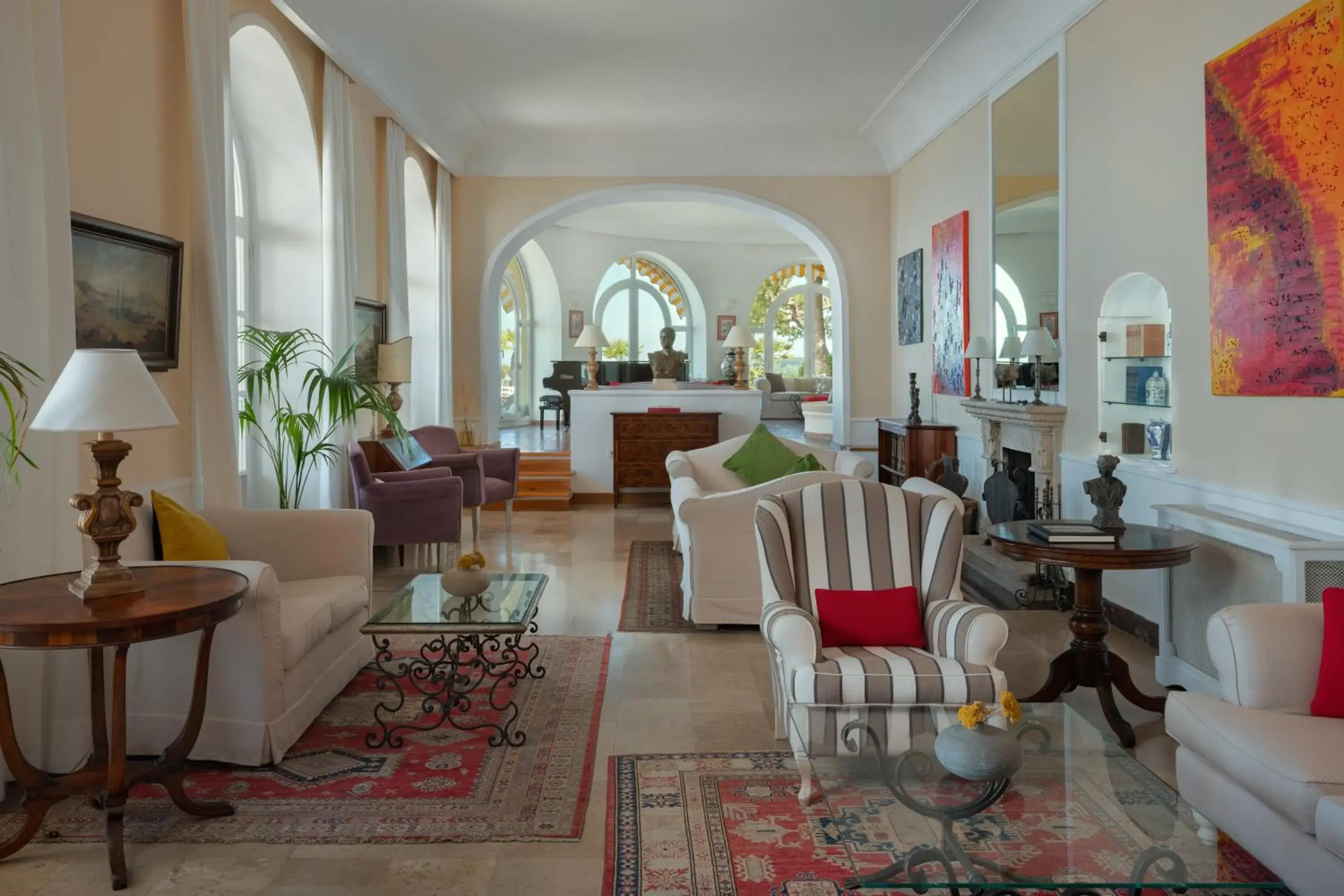 Lobby or reception in Hotel Caesar Augustus Lobby or reception in Hotel Caesar Augustus