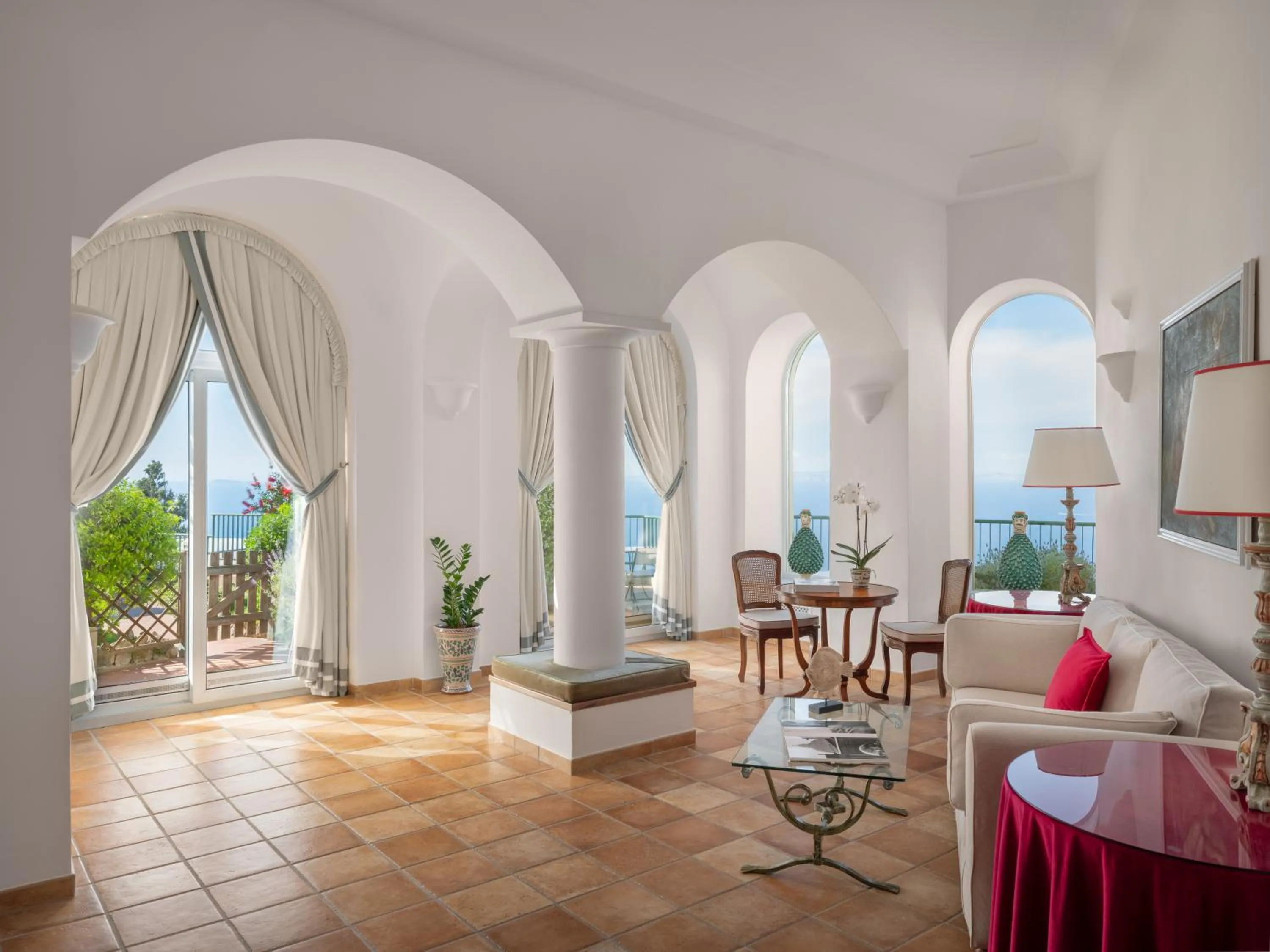 Seating area in Hotel Caesar Augustus