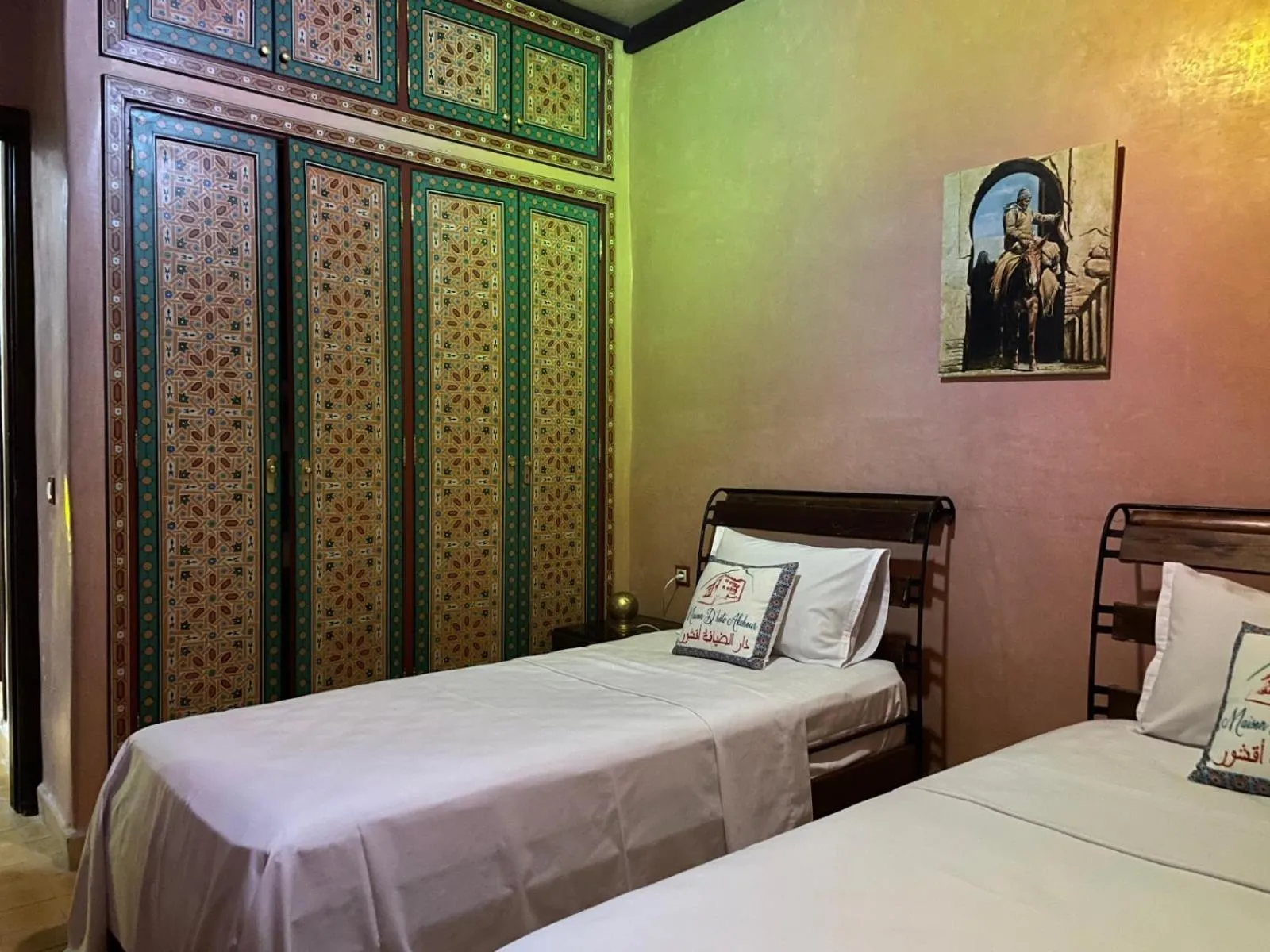 Bed in Maison d'Hôtes Akchour