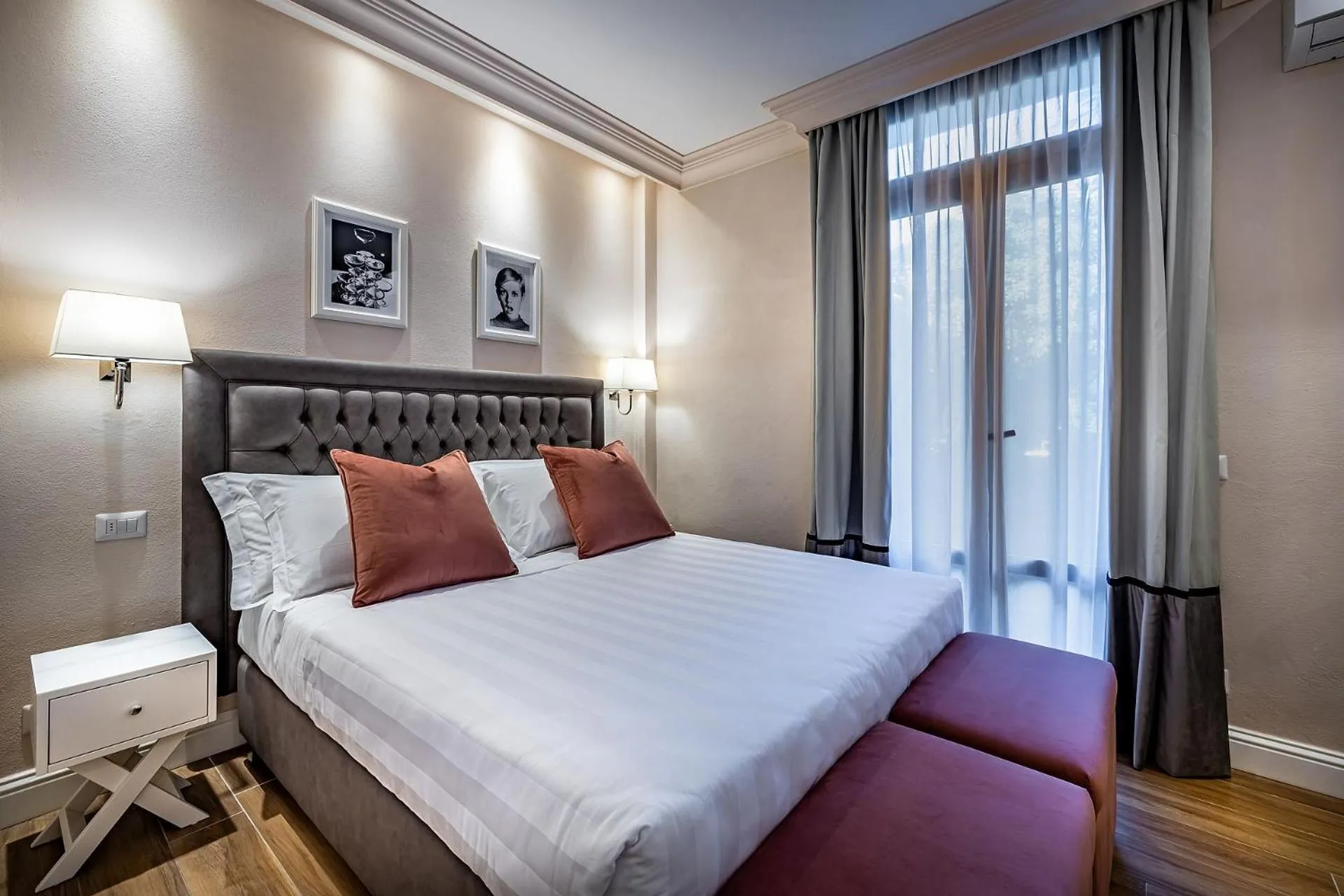 Bed in Hotel Ungherese Small Luxury Hotel