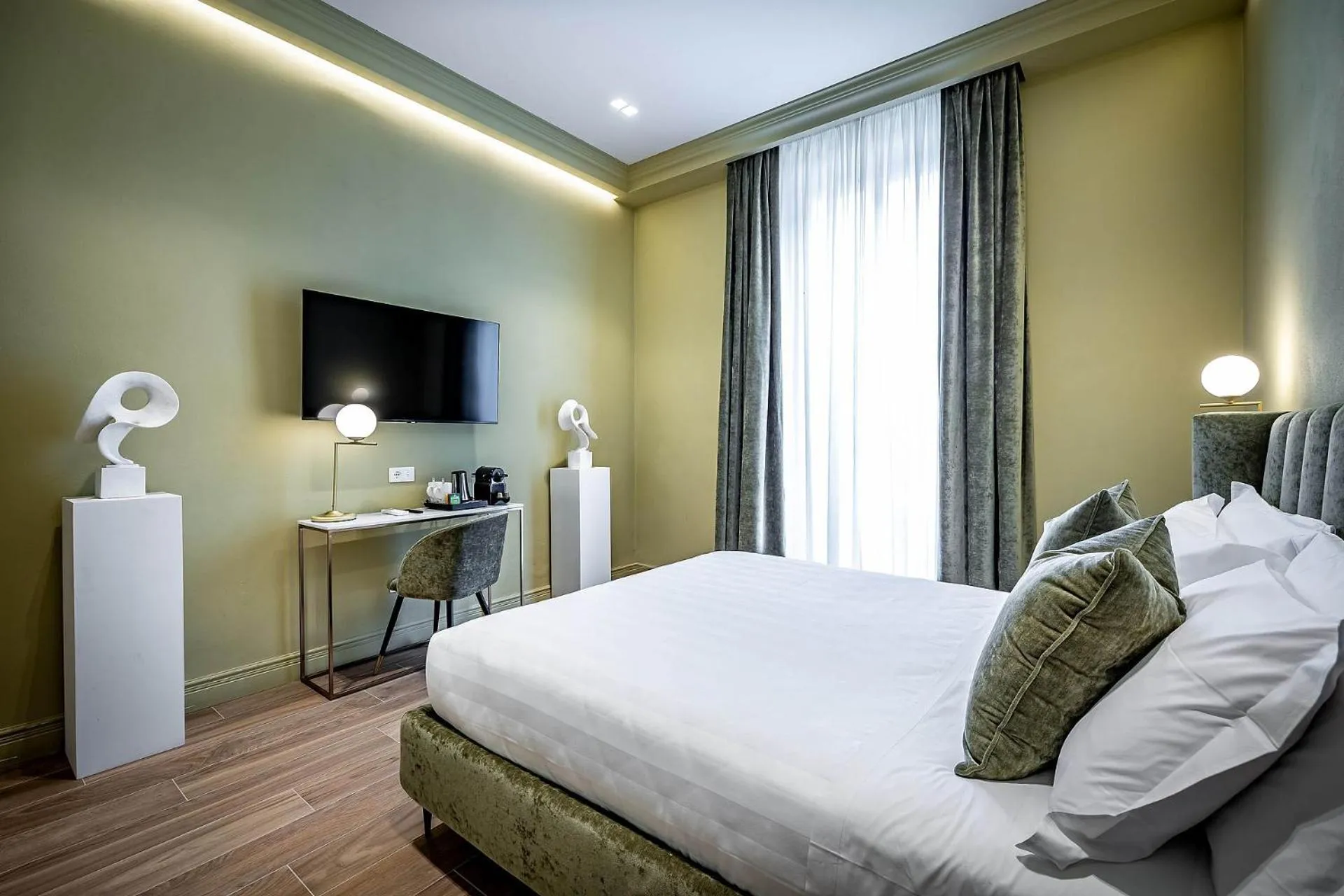 Bed in Hotel Ungherese Small Luxury Hotel