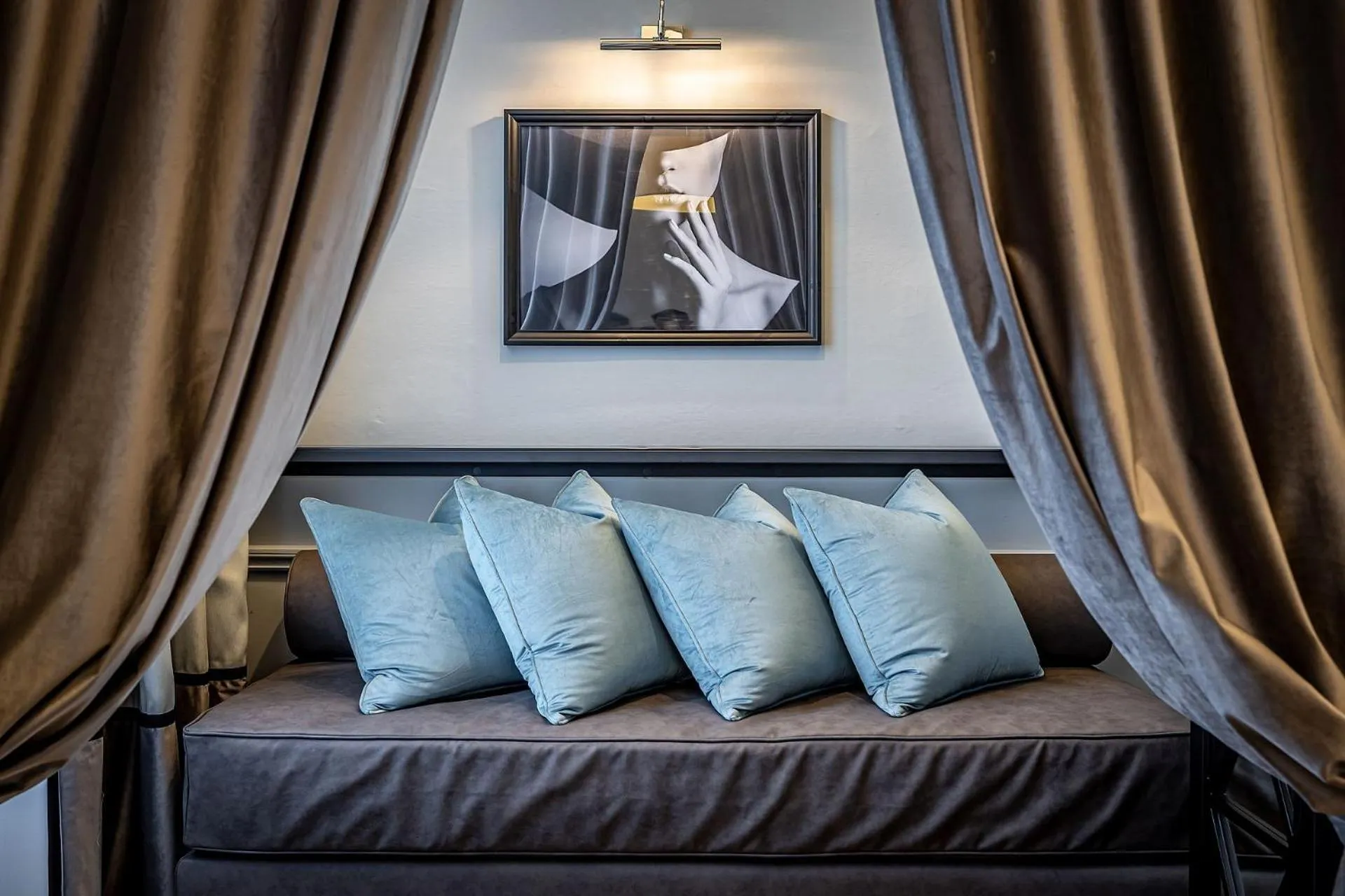 Bed in Hotel Ungherese Small Luxury Hotel