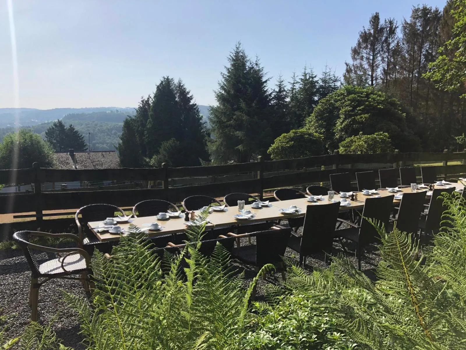 Garden view in Bergische Schweiz