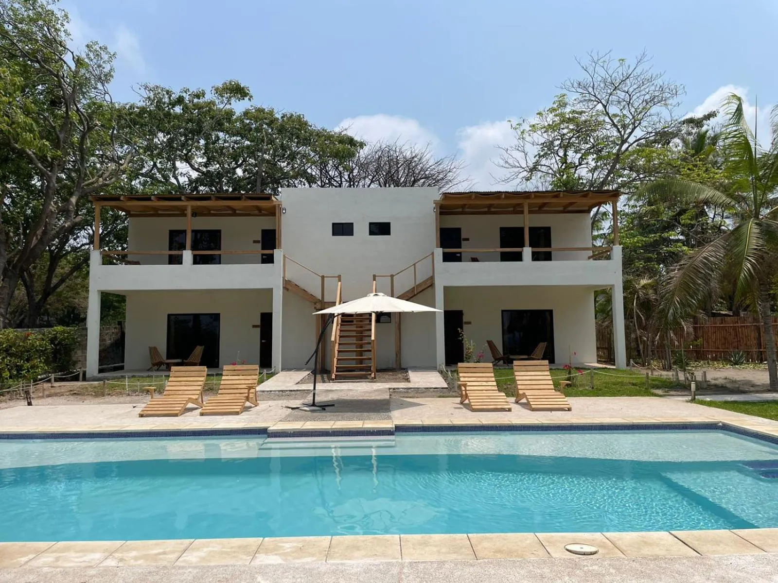 Pool view in Casa del Golfo El Salvador