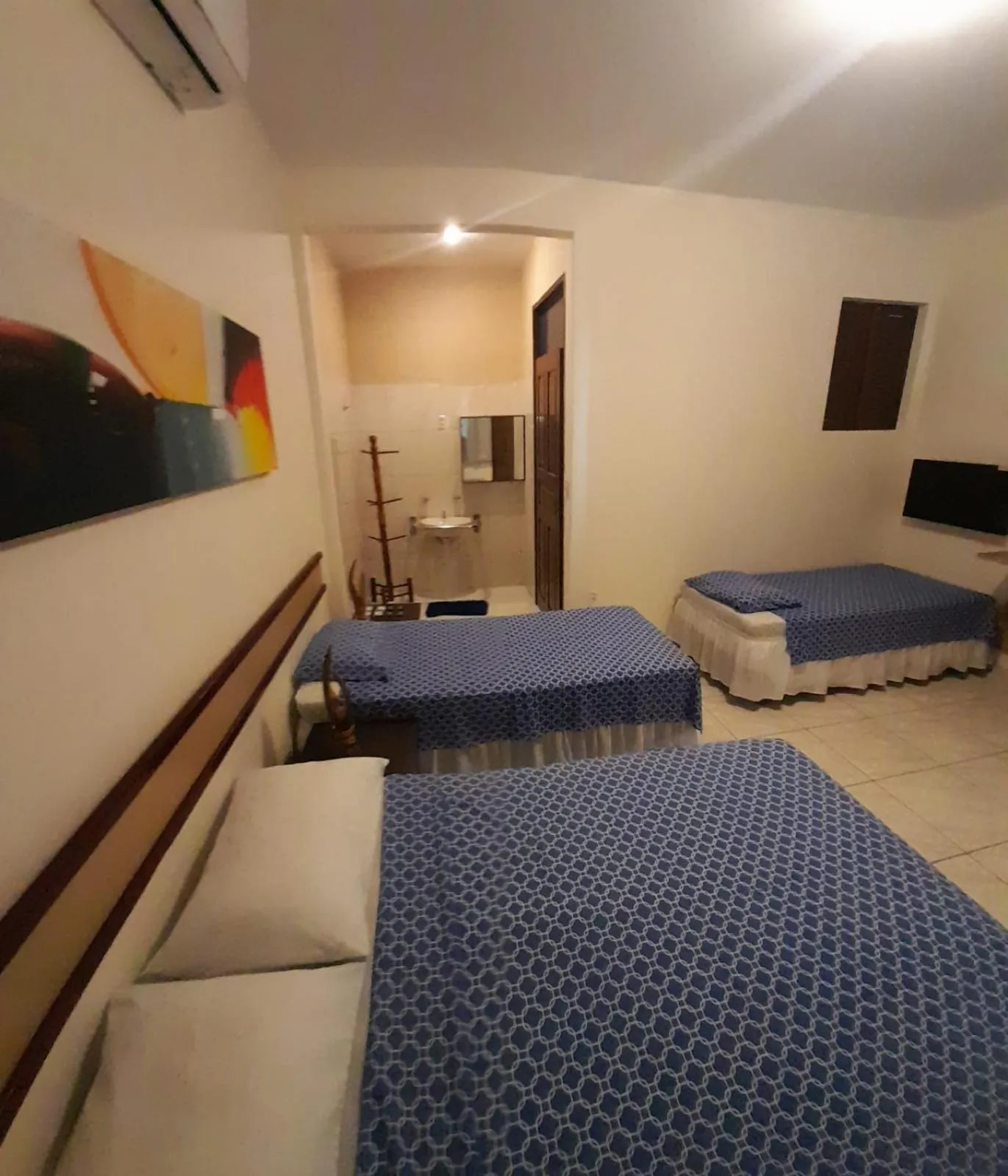 Bed in Pousada Casarão 2030