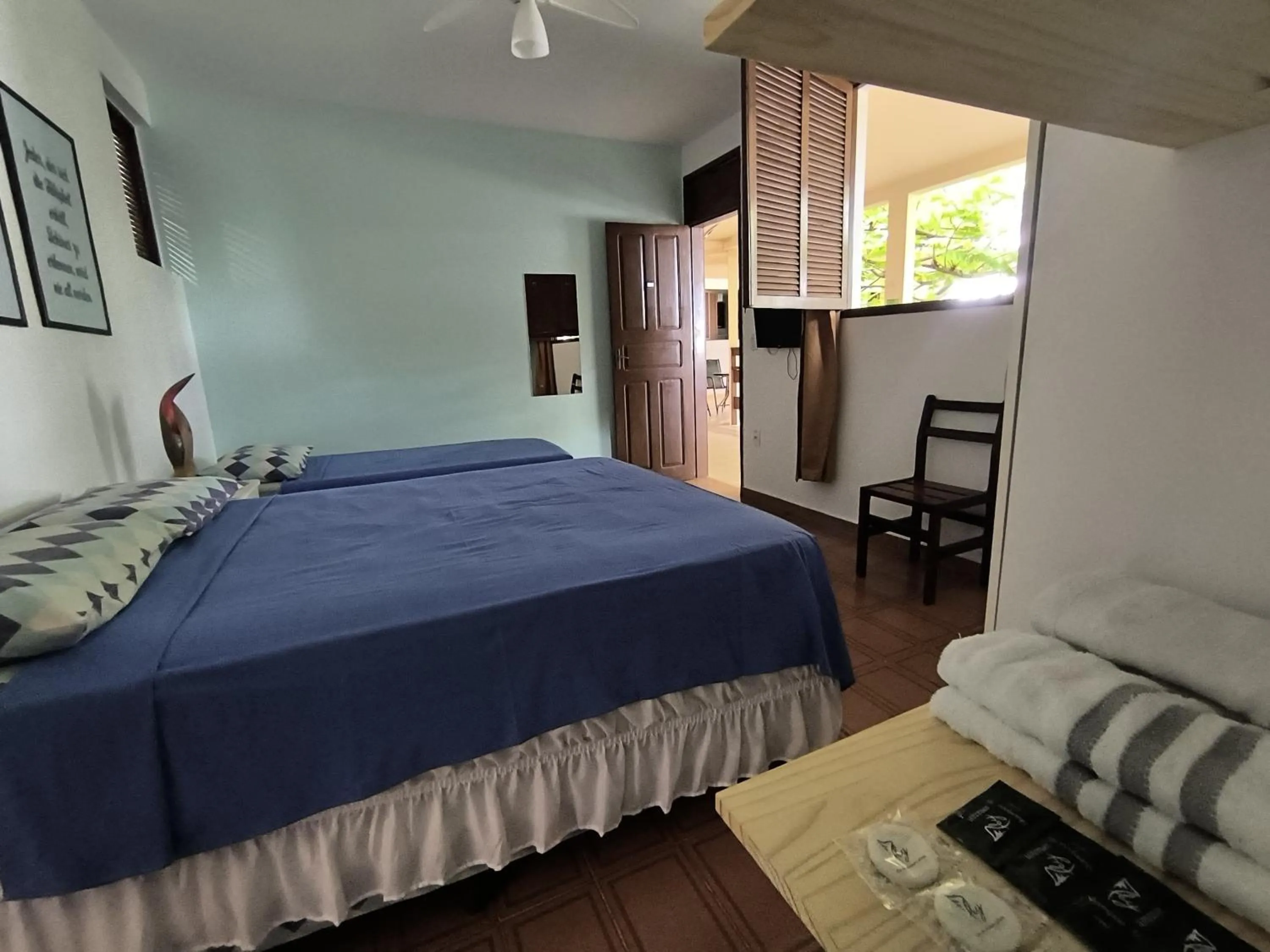 Bed in Pousada Casarão 2030