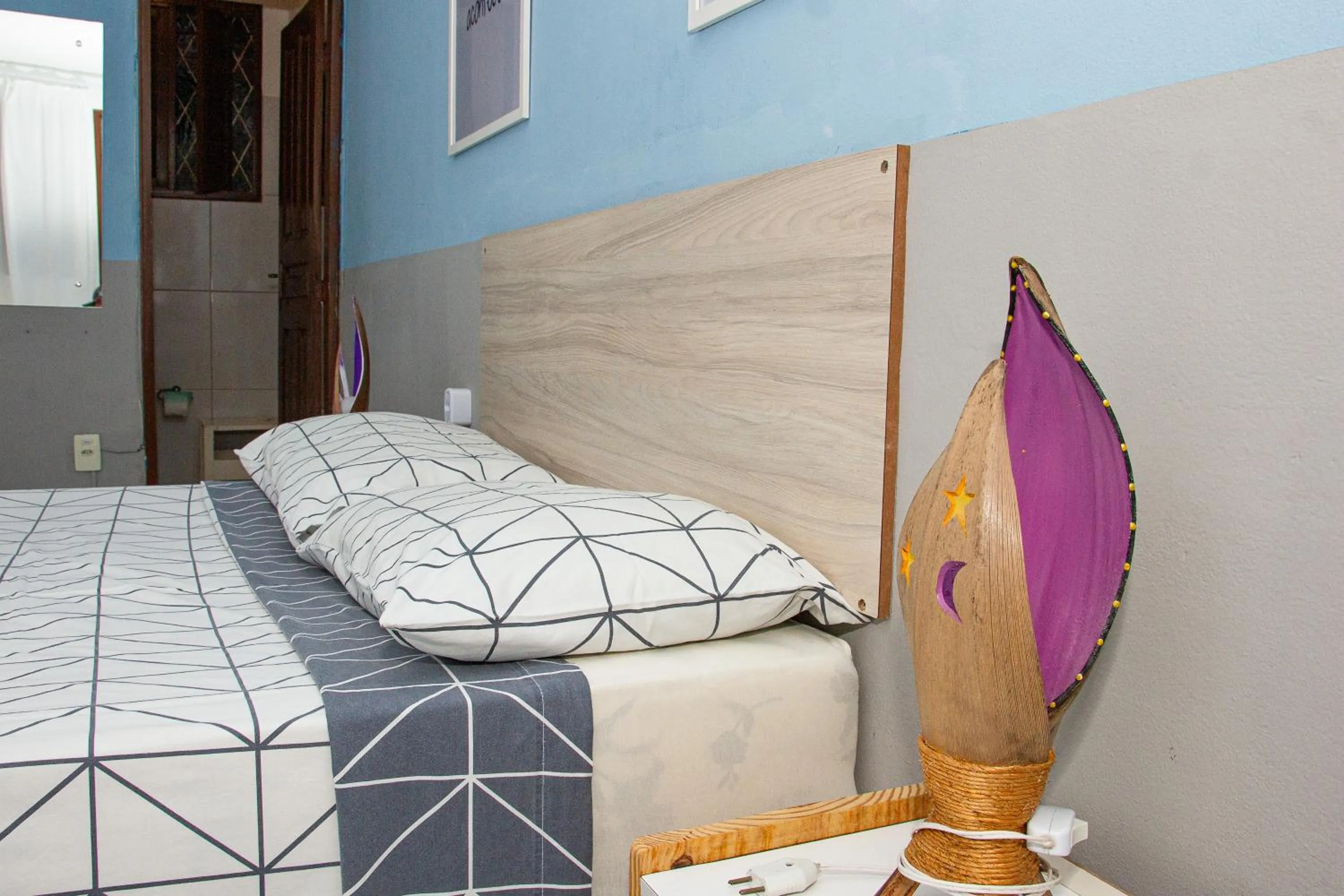 Bed in Pousada Casarão 2030