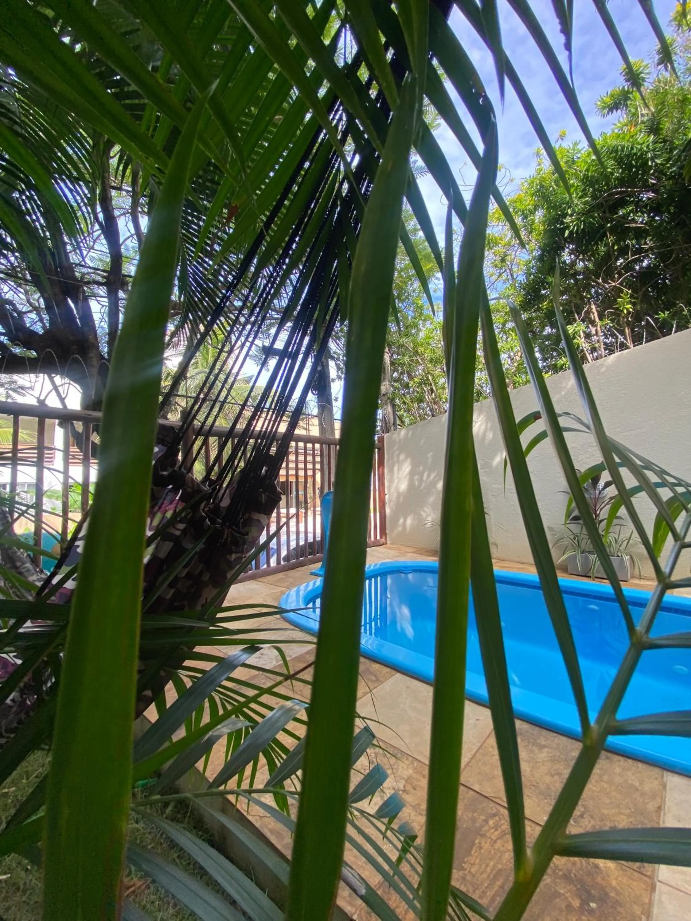 Pool view in Pousada Casarão 2030