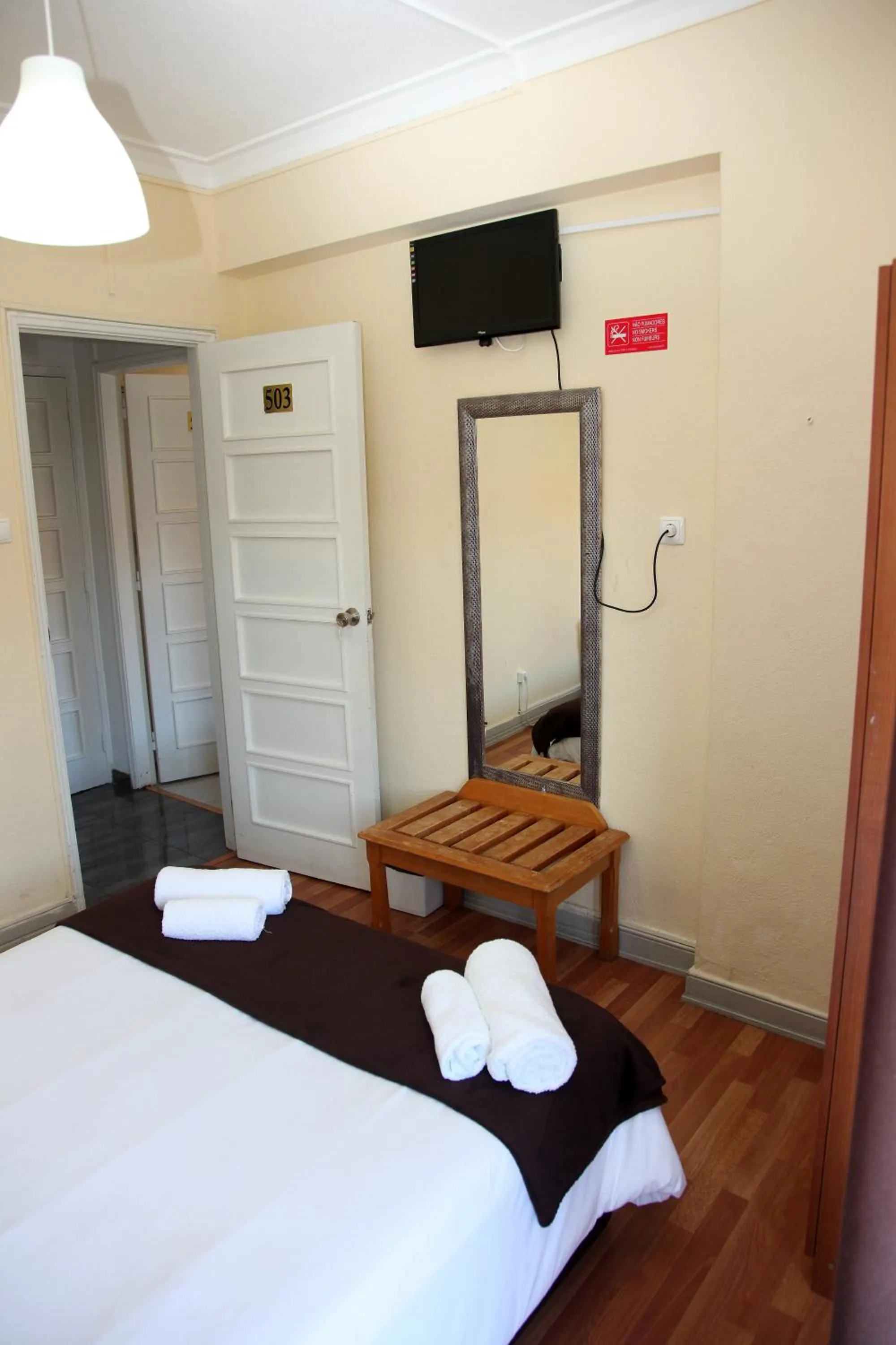 Decorative detail, Bed in Lisbon Suite Home