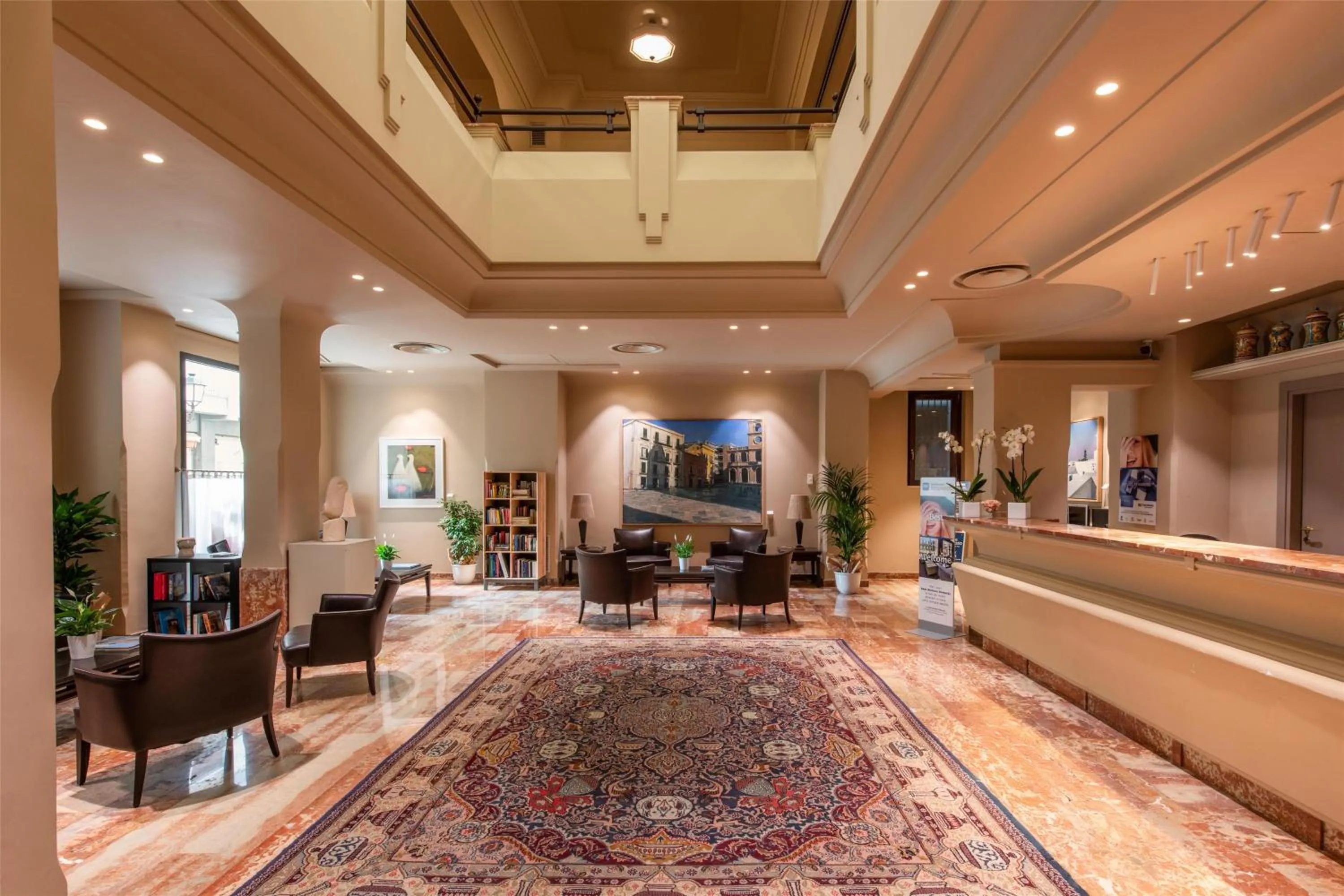 Lobby or reception in Best Western Hotel Stella d'Italia