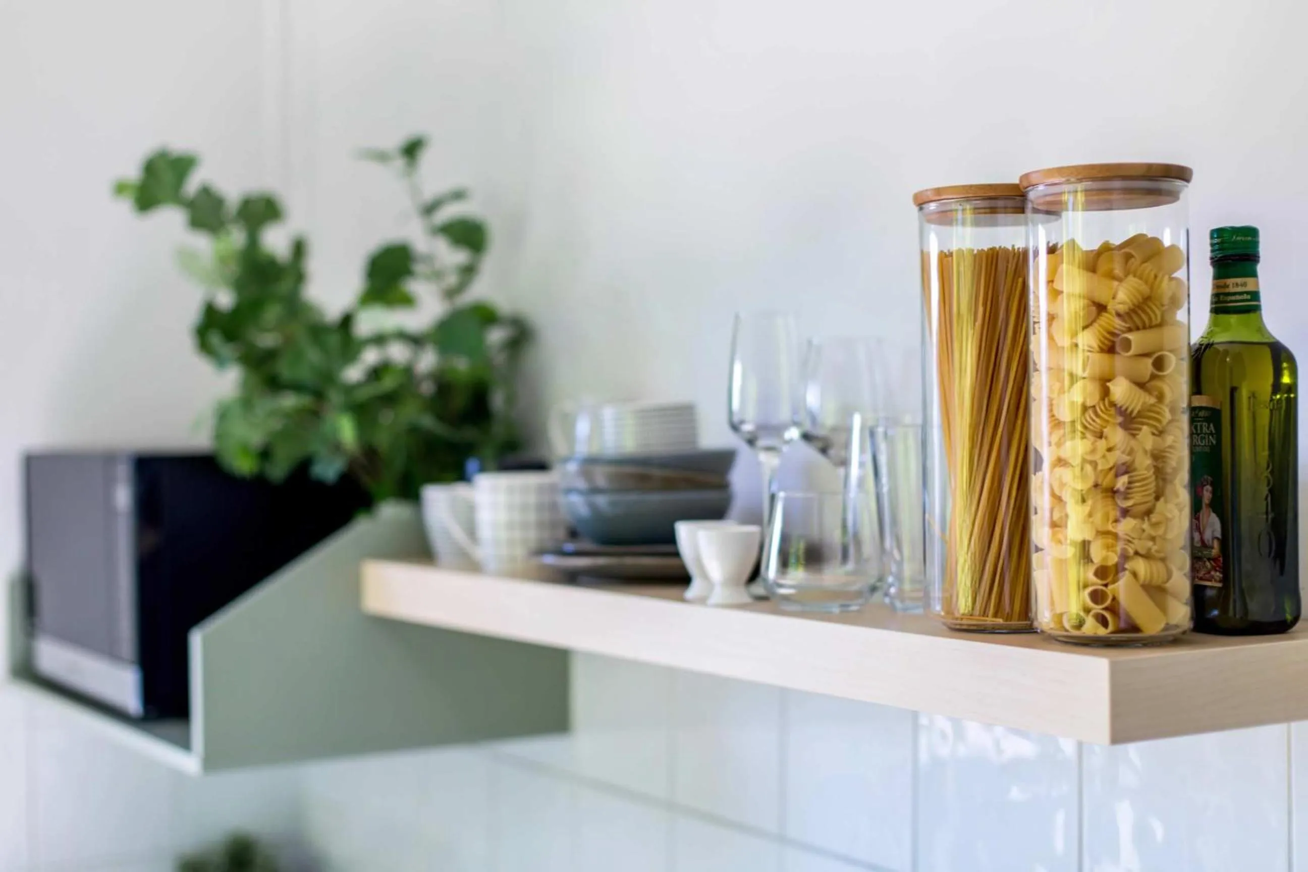 kitchen in The Baylis Boutique Apartments