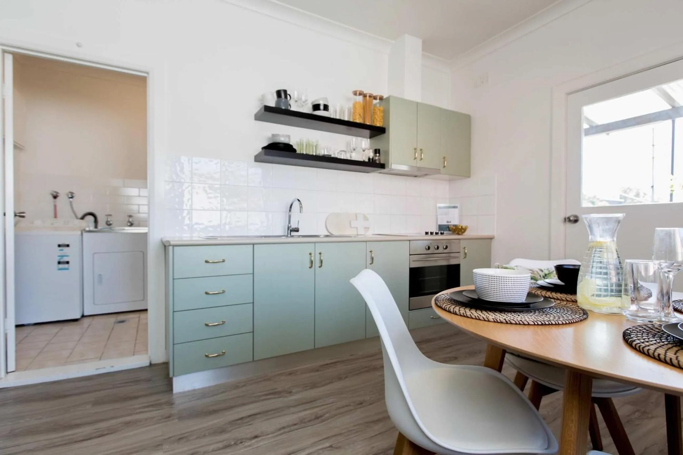 Kitchen or kitchenette in The Baylis Boutique Apartments