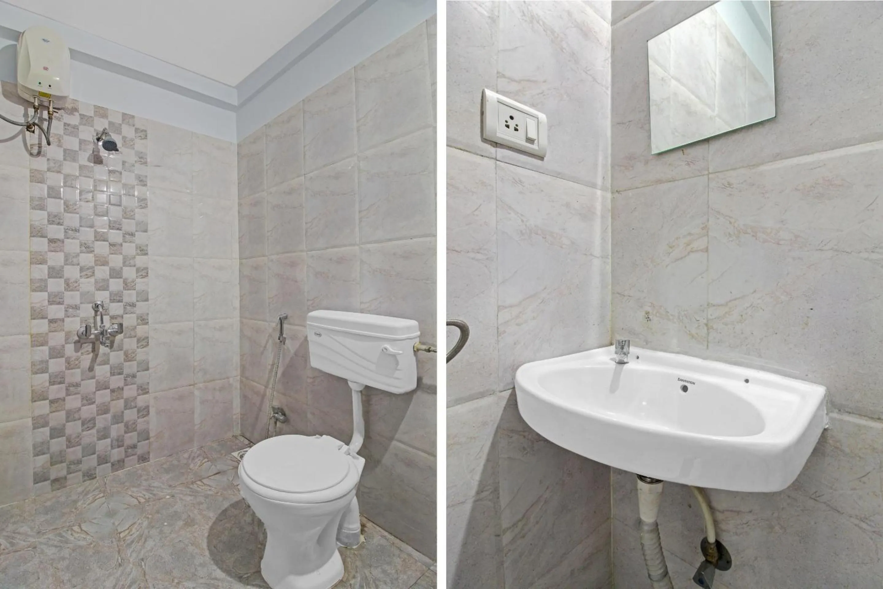 Bathroom in Hotel O Western Avenue Pune Formerly Happy Stay