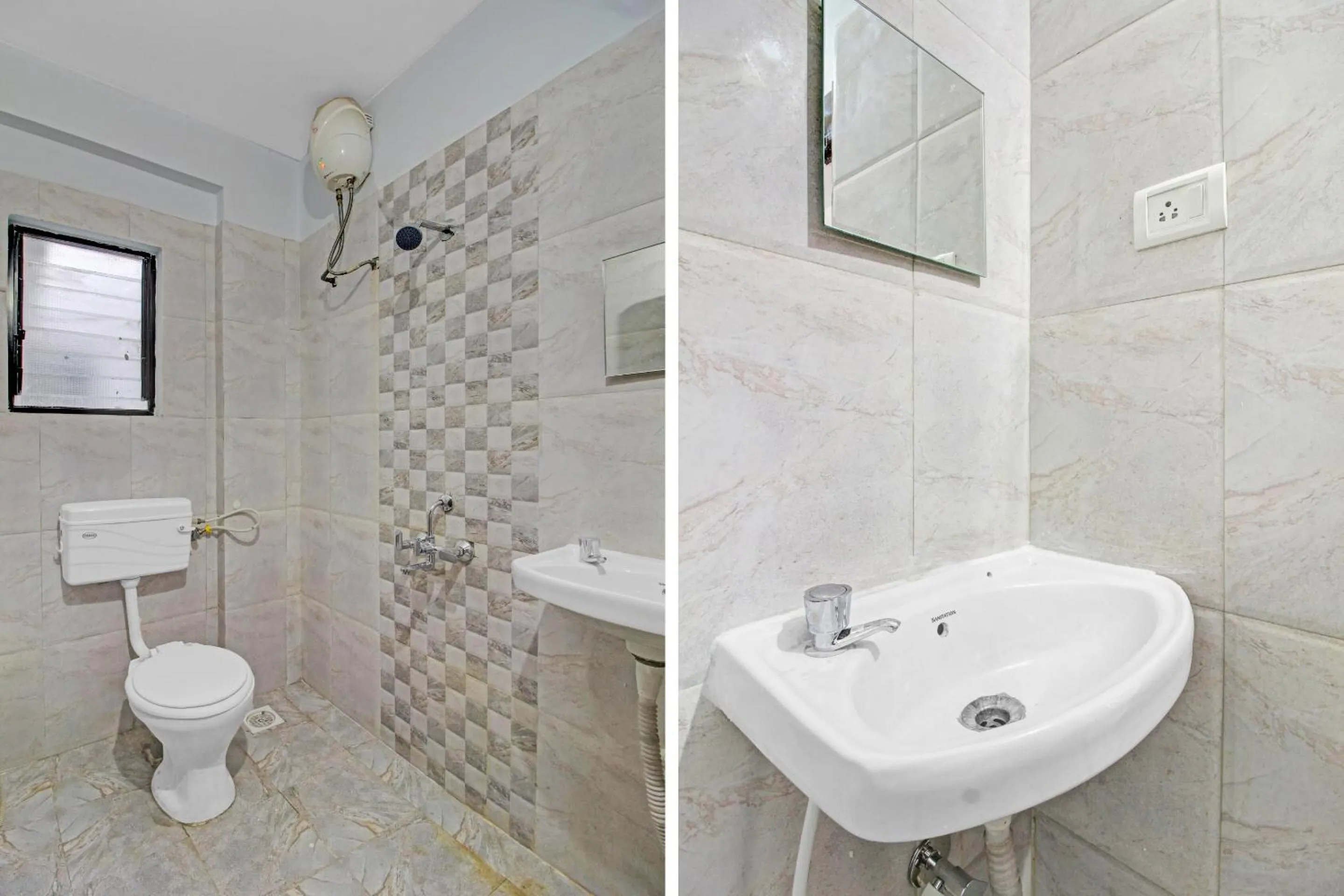 Bathroom in Hotel O Western Avenue Pune Formerly Happy Stay