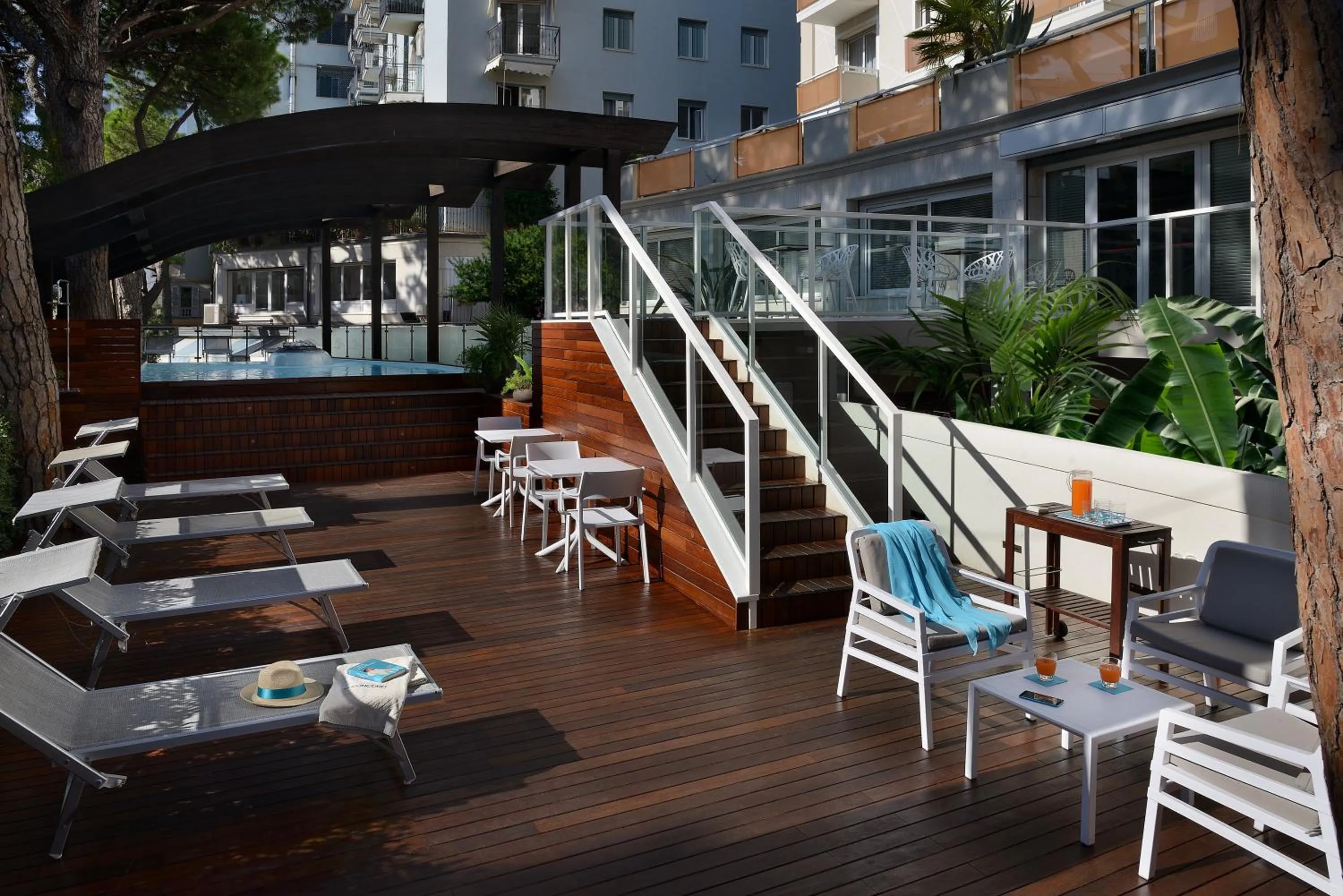 Patio in Hotel Concord - Nel cuore di Riccione