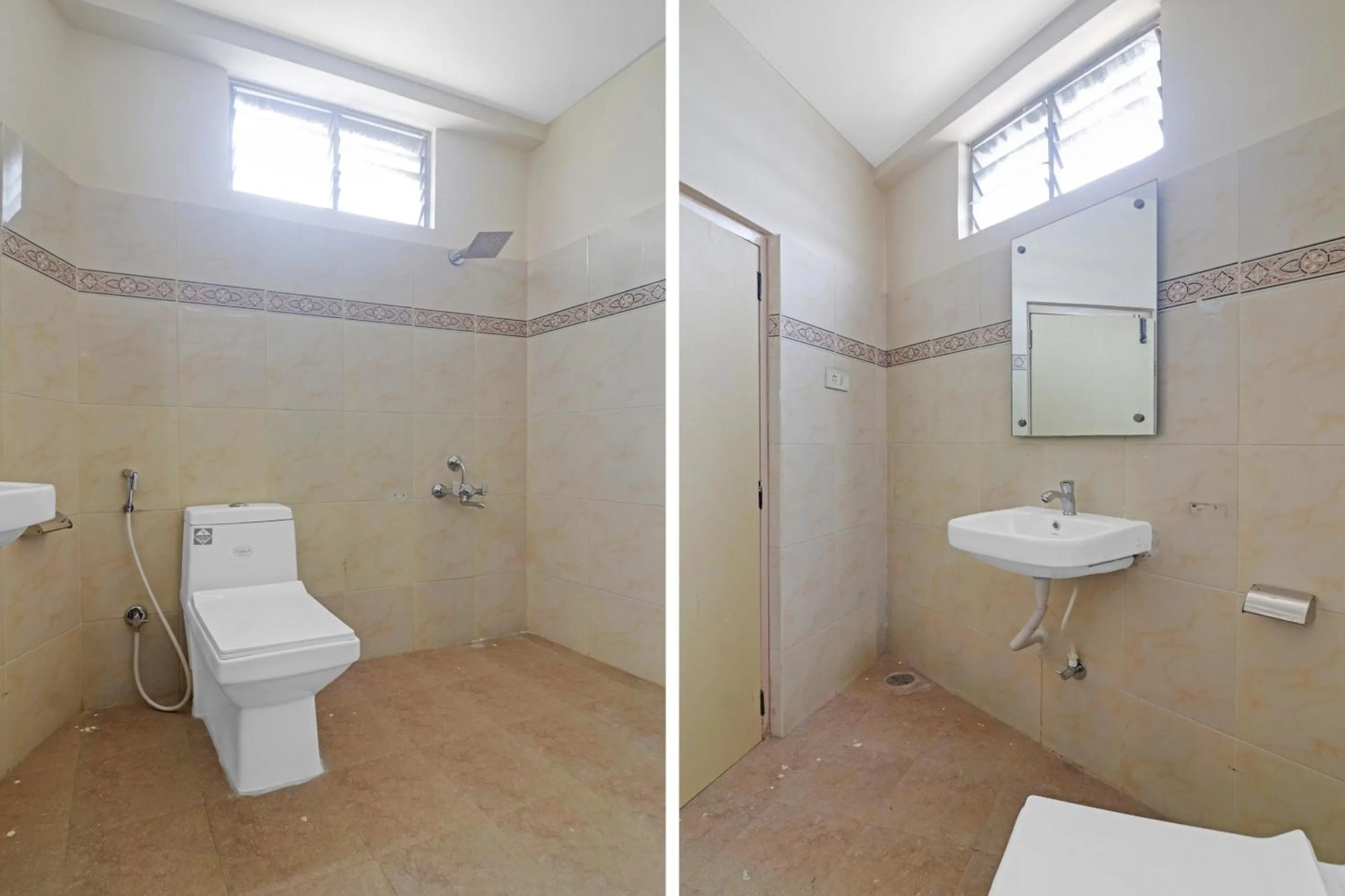 Bathroom in Hotel O Padmini Near Lakdikapool Metro Station