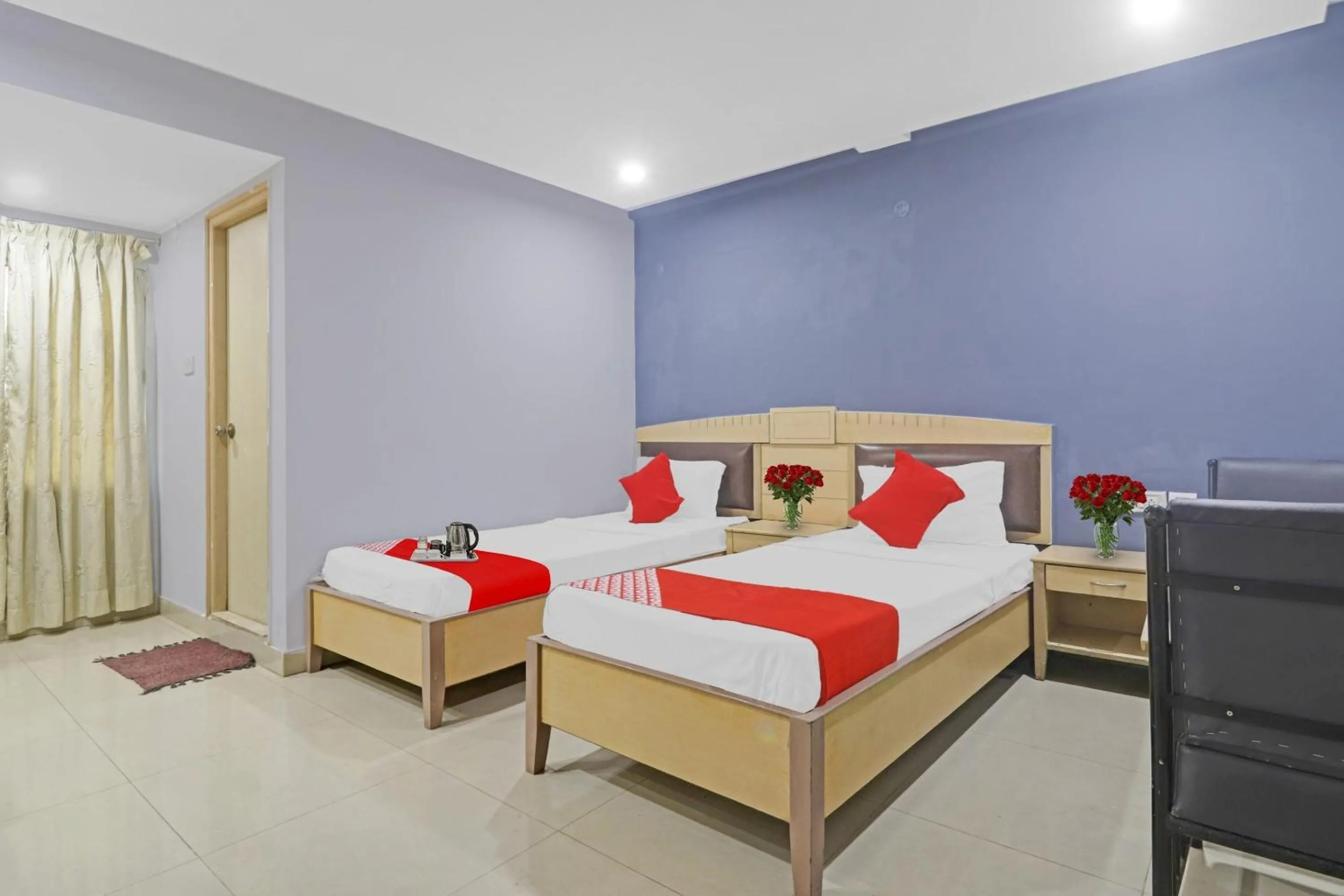 Bedroom, Bed in Hotel O Padmini Near Lakdikapool Metro Station