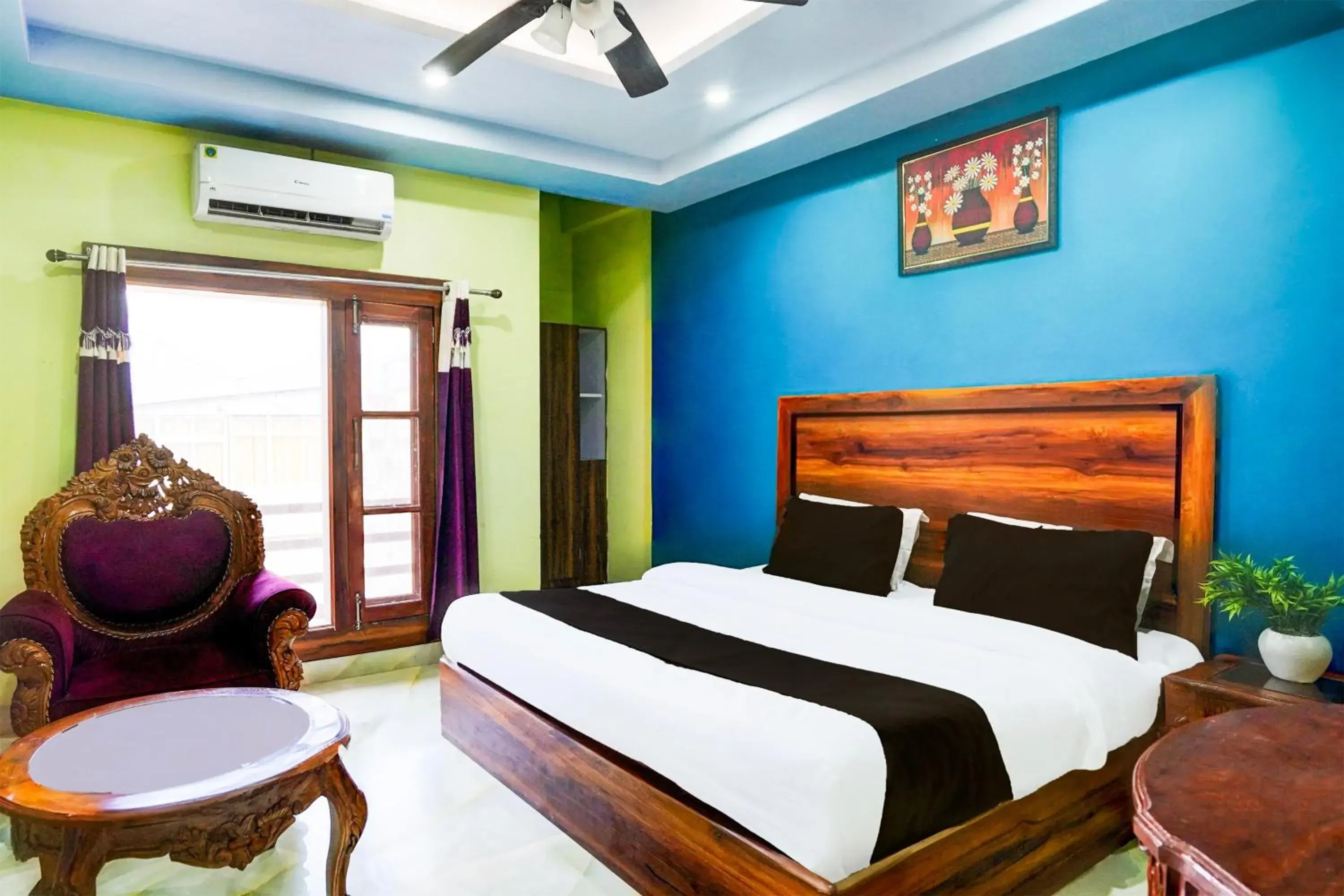 Deluxe Double Room - single occupancy in Hotel O Balaknath Temple Road Tapovan Deluxe Double Room - single occupancy in Hotel O Balaknath Temple Road Tapovan