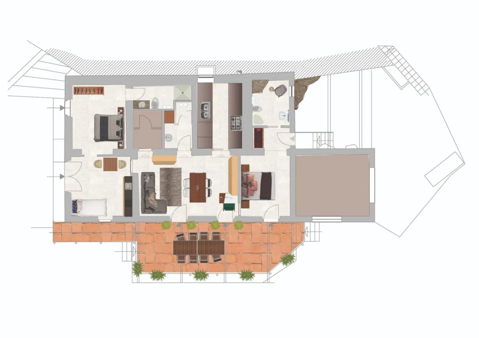 Floor plan in Amoliv