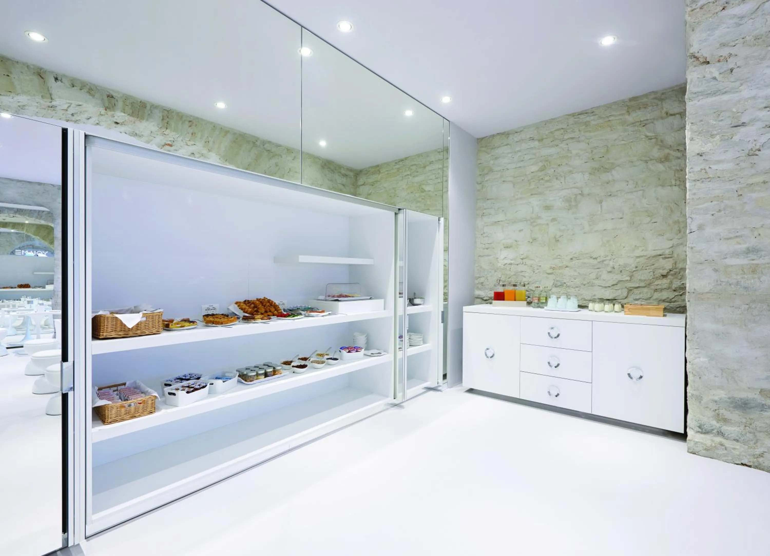 Buffet breakfast in YouMe Design Place Hotel