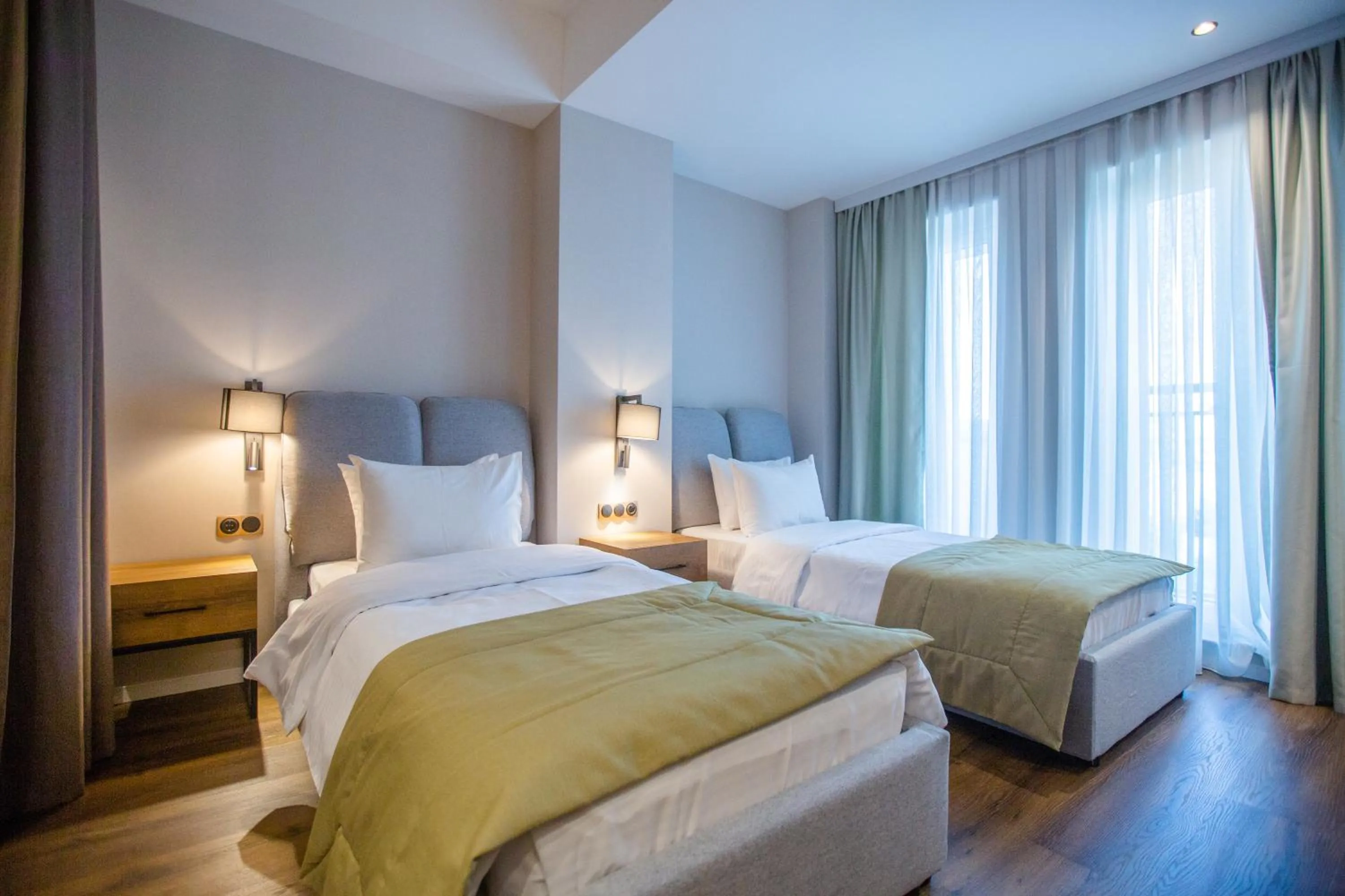 Bed in Golden Horn Apart Hotel