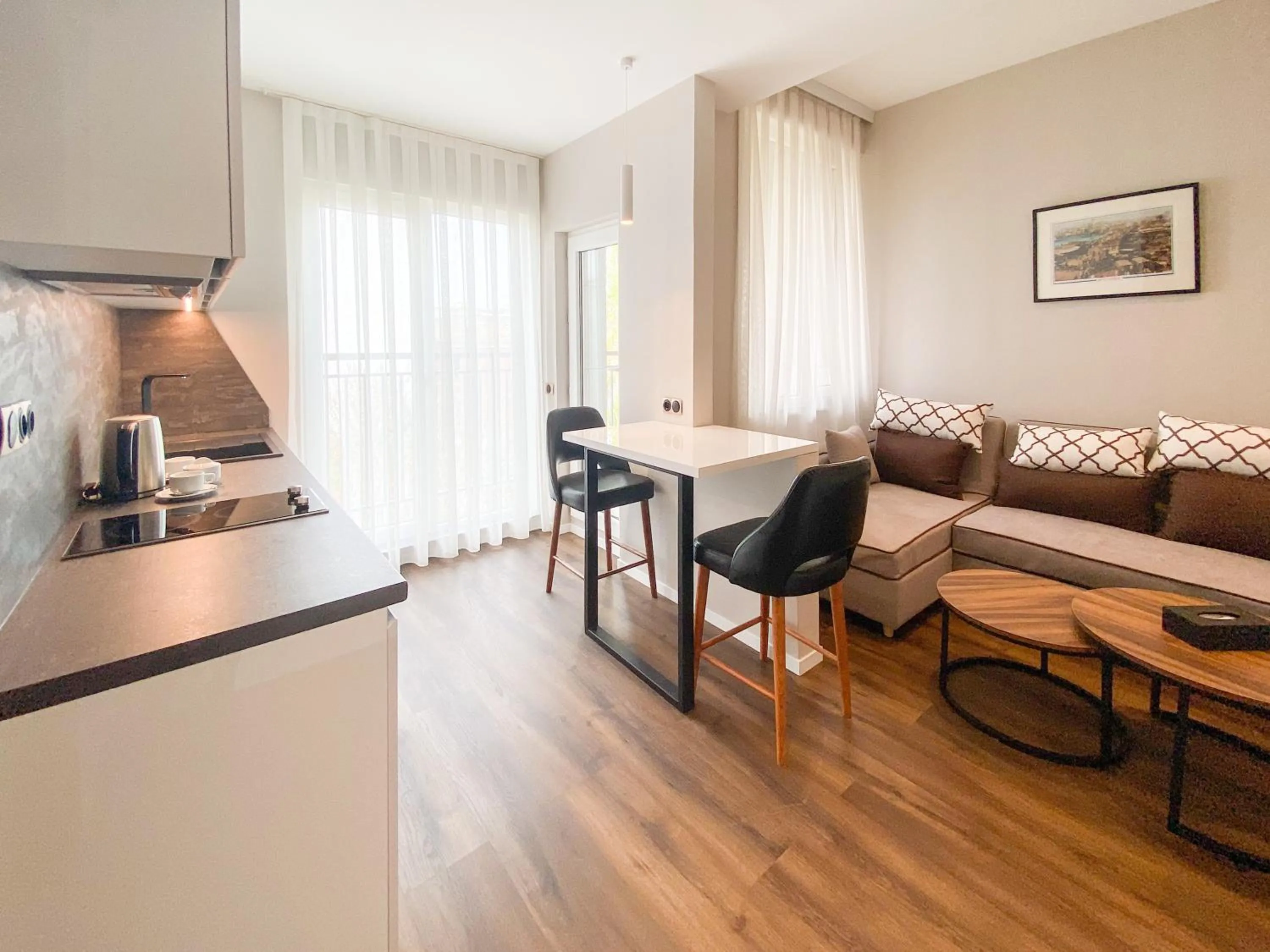 Living room in Golden Horn Apart Hotel