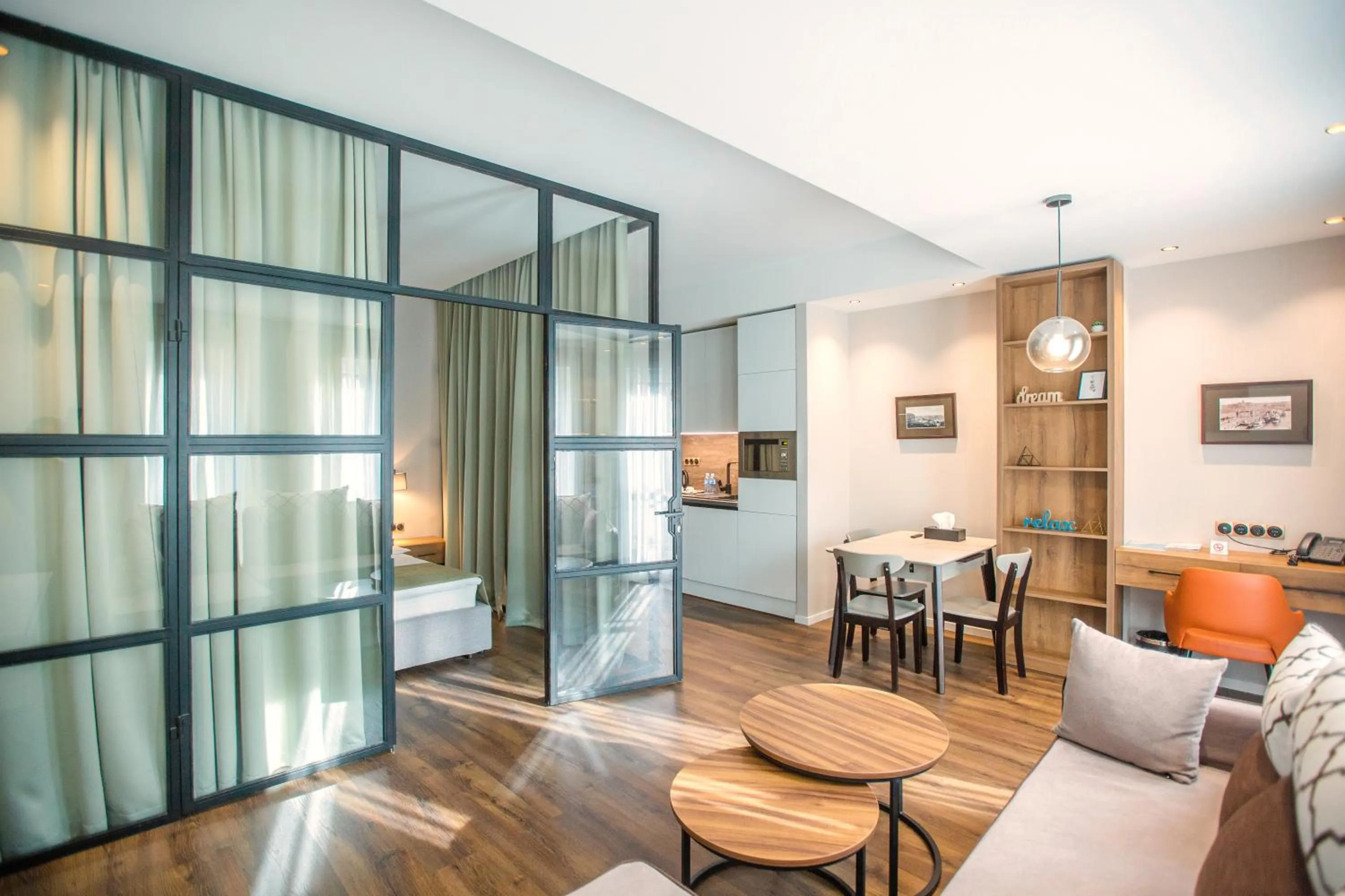 Living room in Golden Horn Apart Hotel