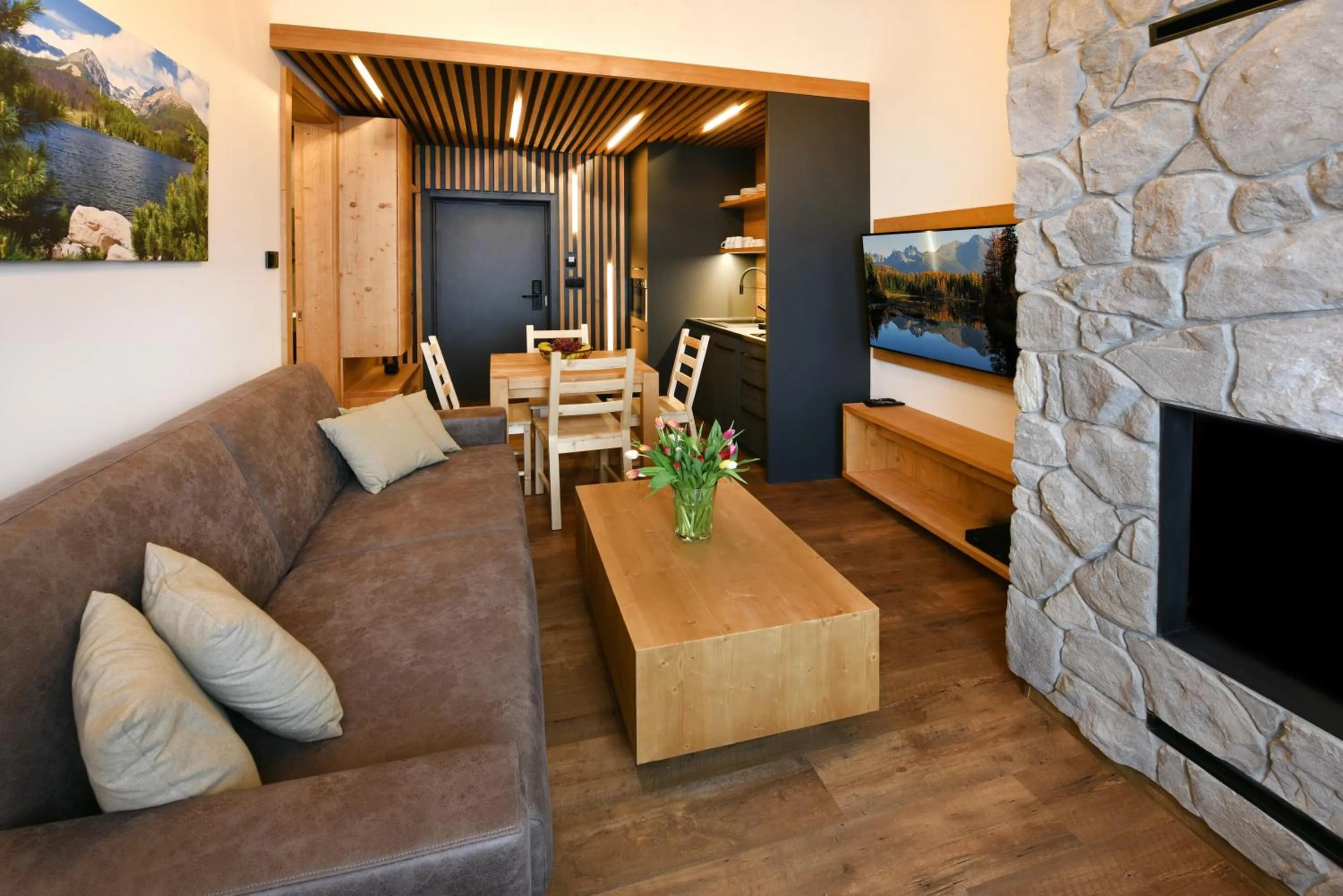 Seating area in APLEND Hotel Ovruč