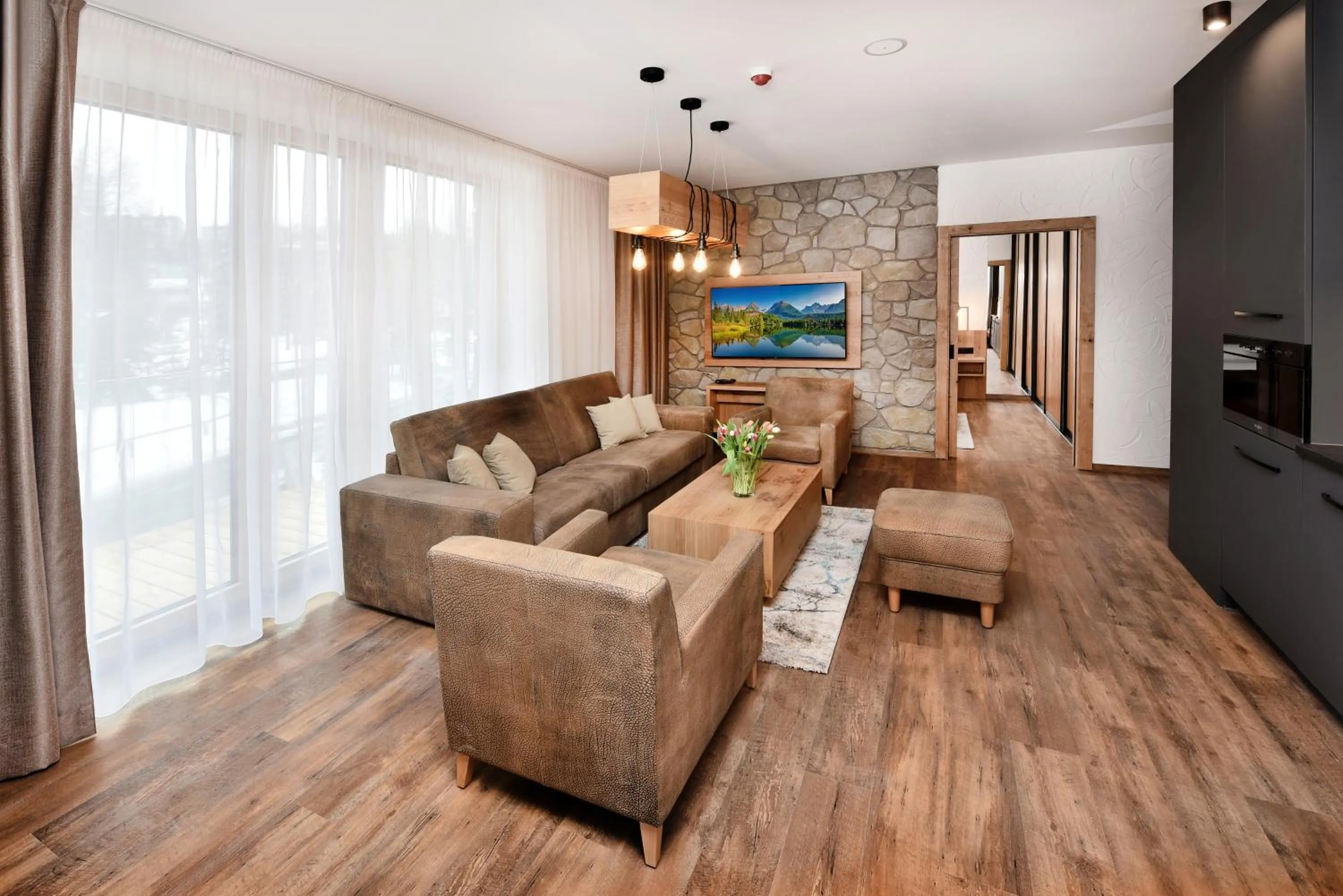 Living room in APLEND Hotel Ovruč