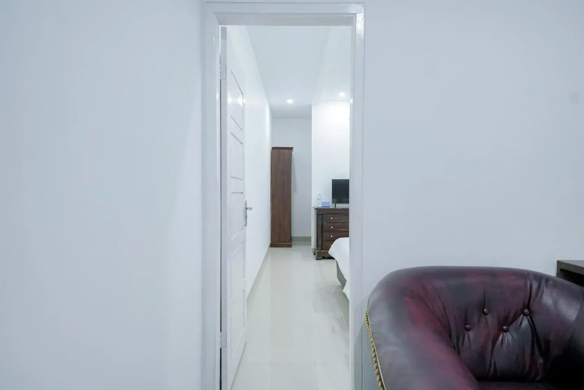 Seating area in Urbanview Hotel Pondok Indah Pringsewu By RedDoorz Seating area in Urbanview Hotel Pondok Indah Pringsewu By RedDoorz