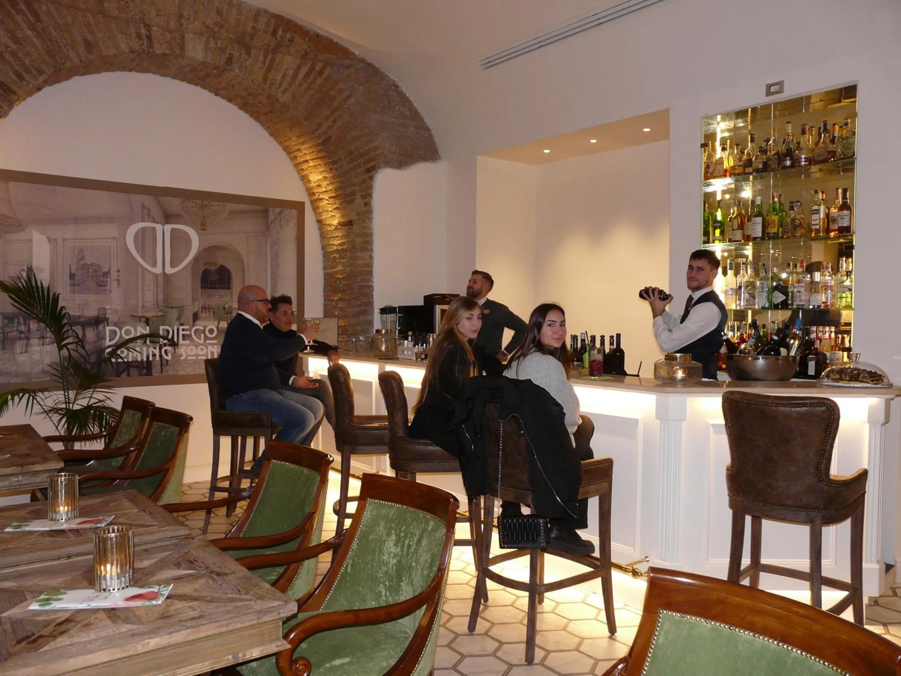 Restaurant/places to eat in Hotel Milton Roma